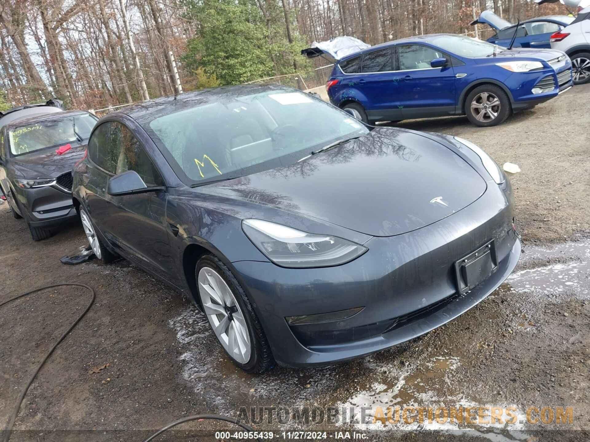 5YJ3E1EA3NF370650 TESLA MODEL 3 2022