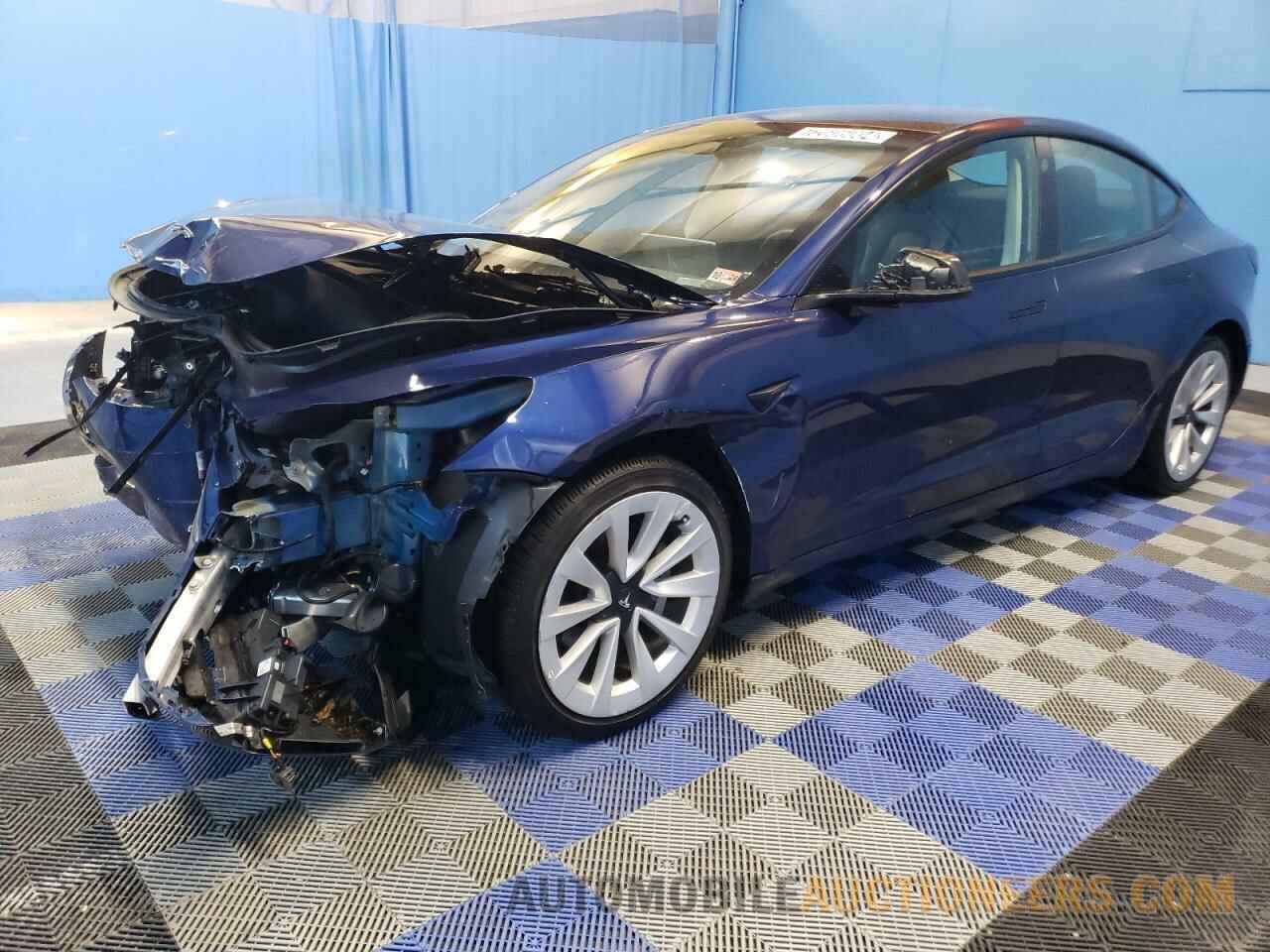 5YJ3E1EA3NF371328 TESLA MODEL 3 2022