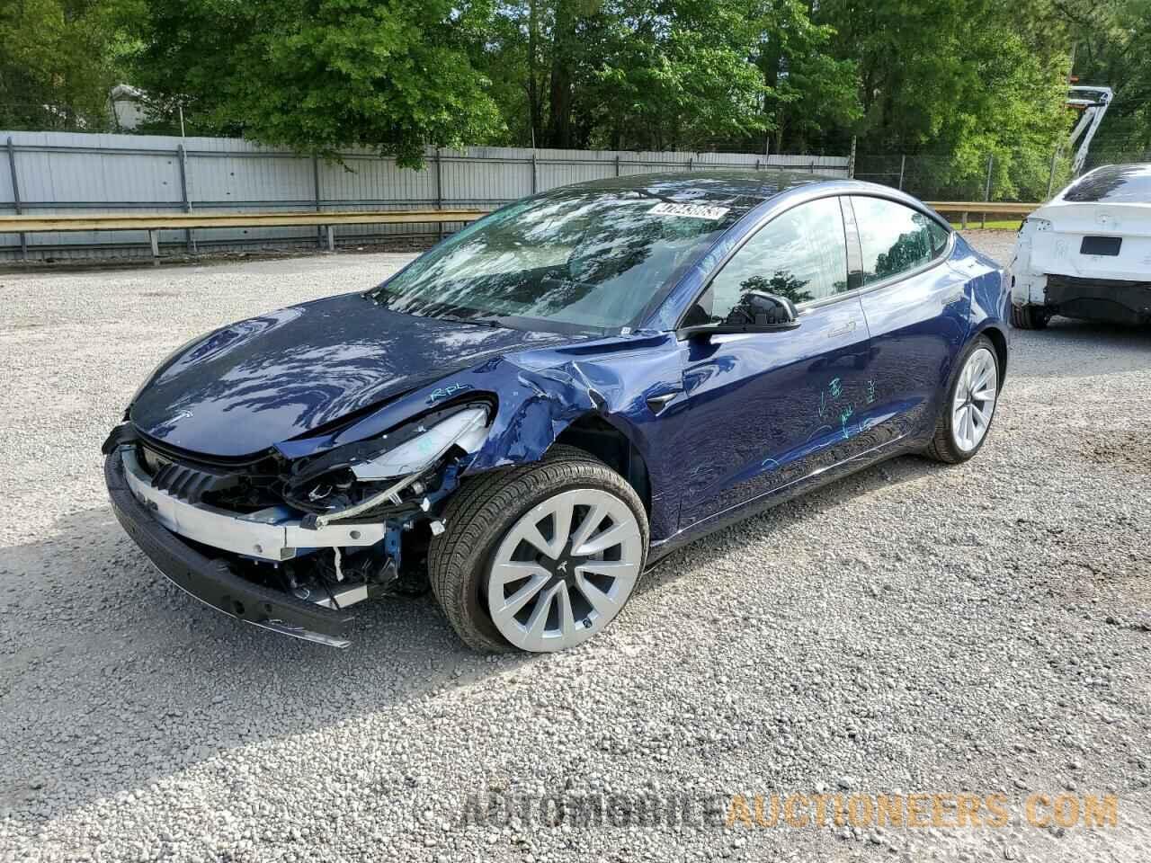 5YJ3E1EA3NF371913 TESLA MODEL 3 2022