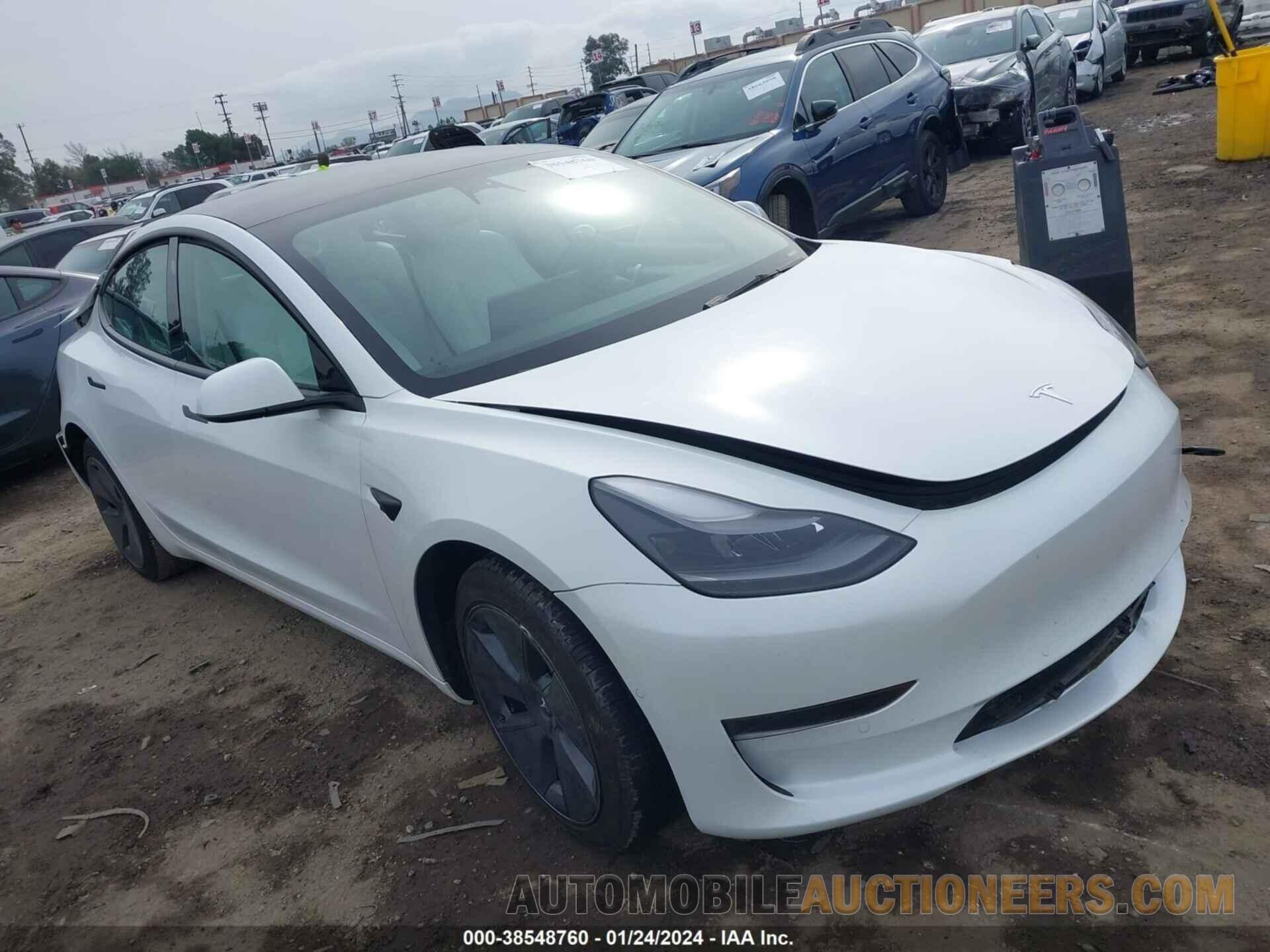 5YJ3E1EA3NF374701 TESLA MODEL 3 2022