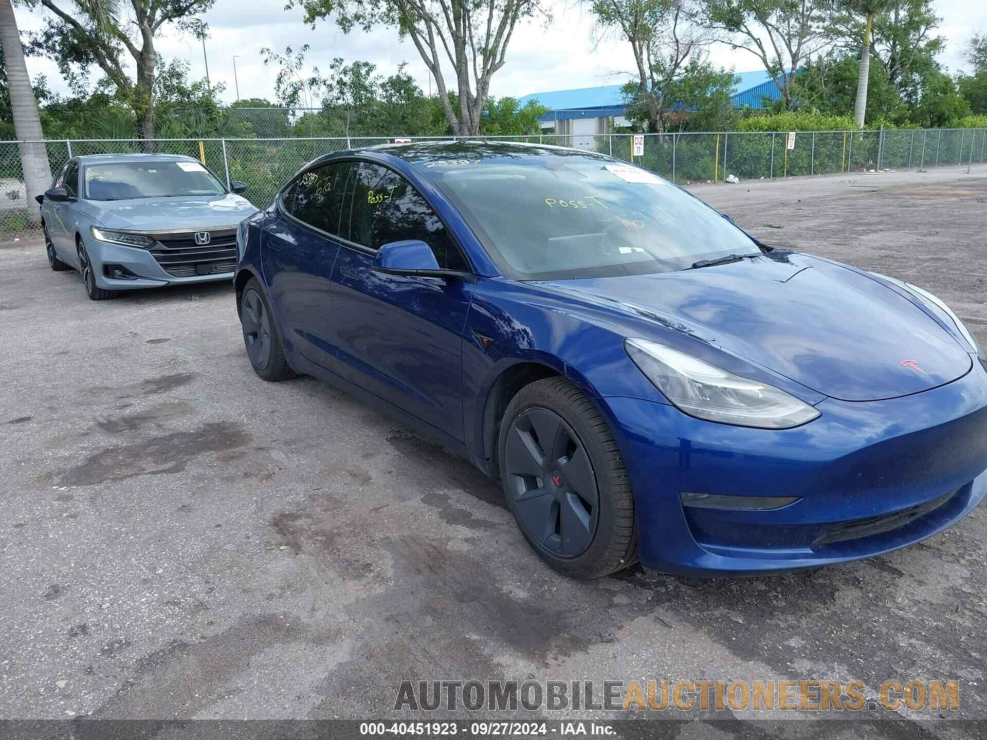 5YJ3E1EA3PF483727 TESLA MODEL 3 2023