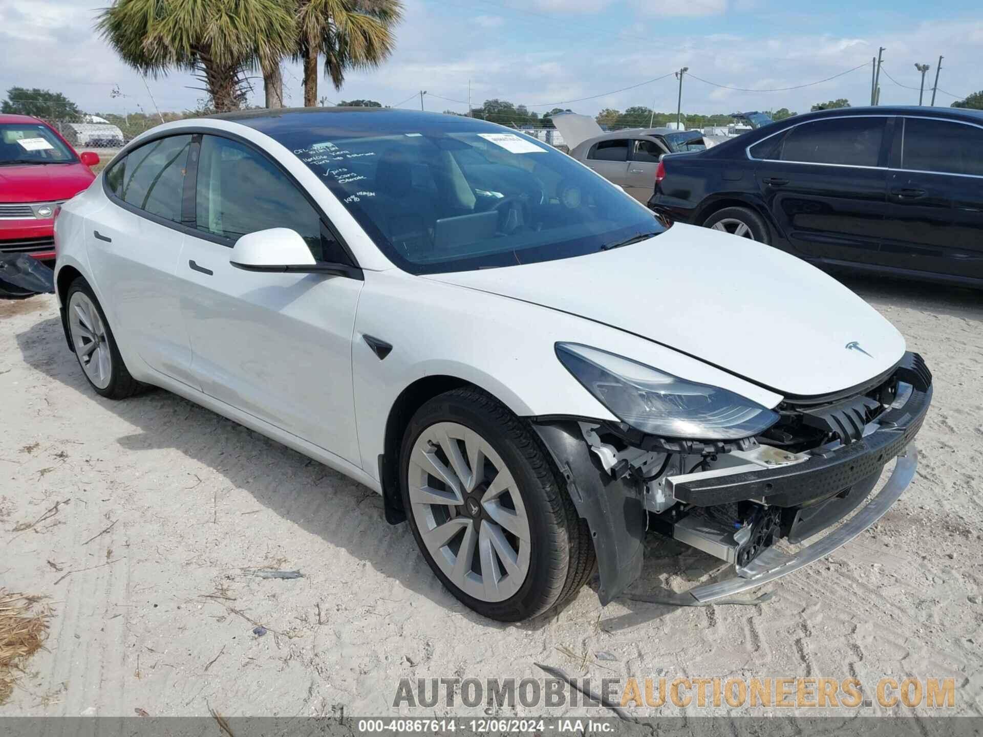 5YJ3E1EA3PF493822 TESLA MODEL 3 2023