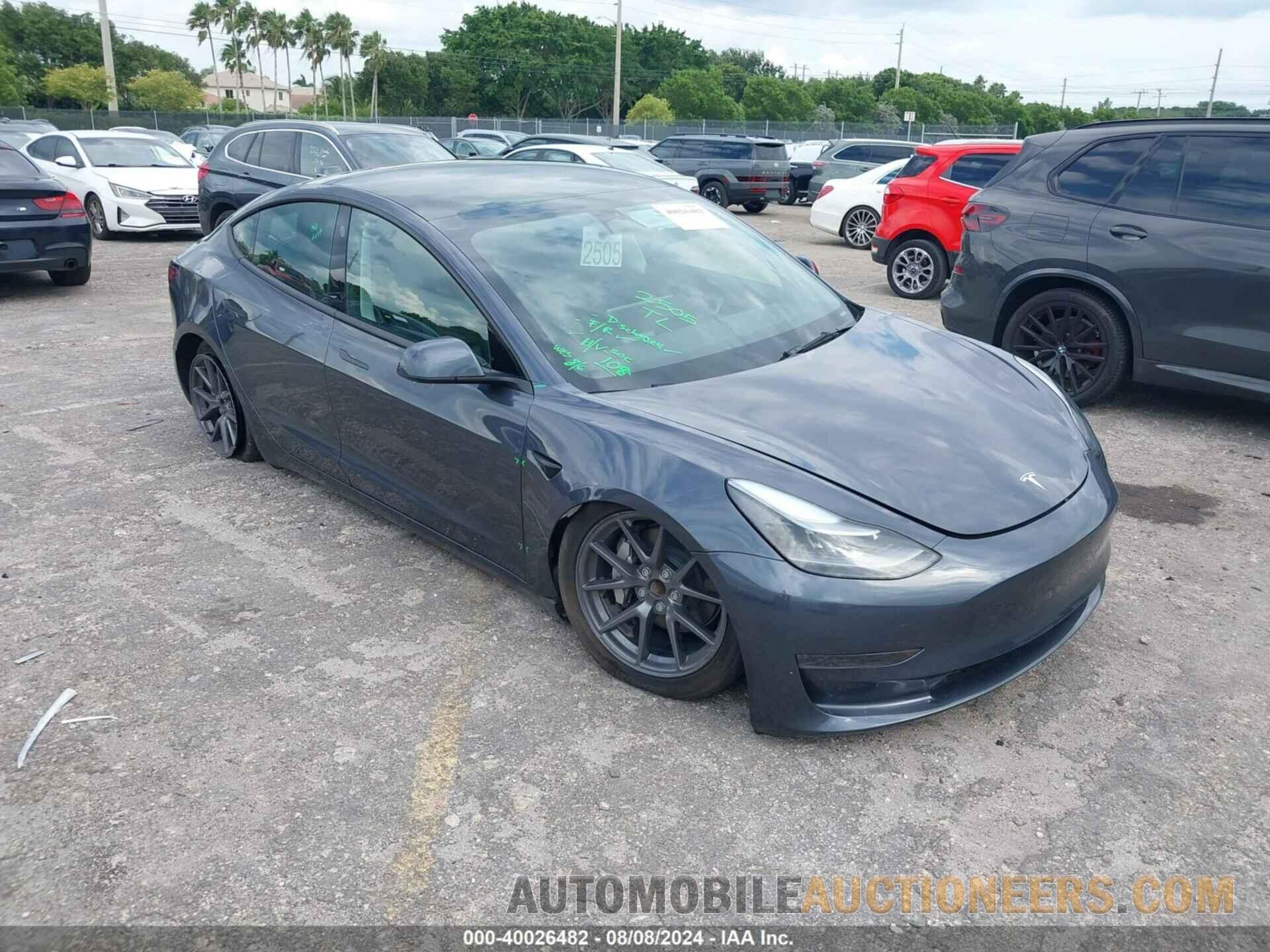 5YJ3E1EA3PF674631 TESLA MODEL 3 2023