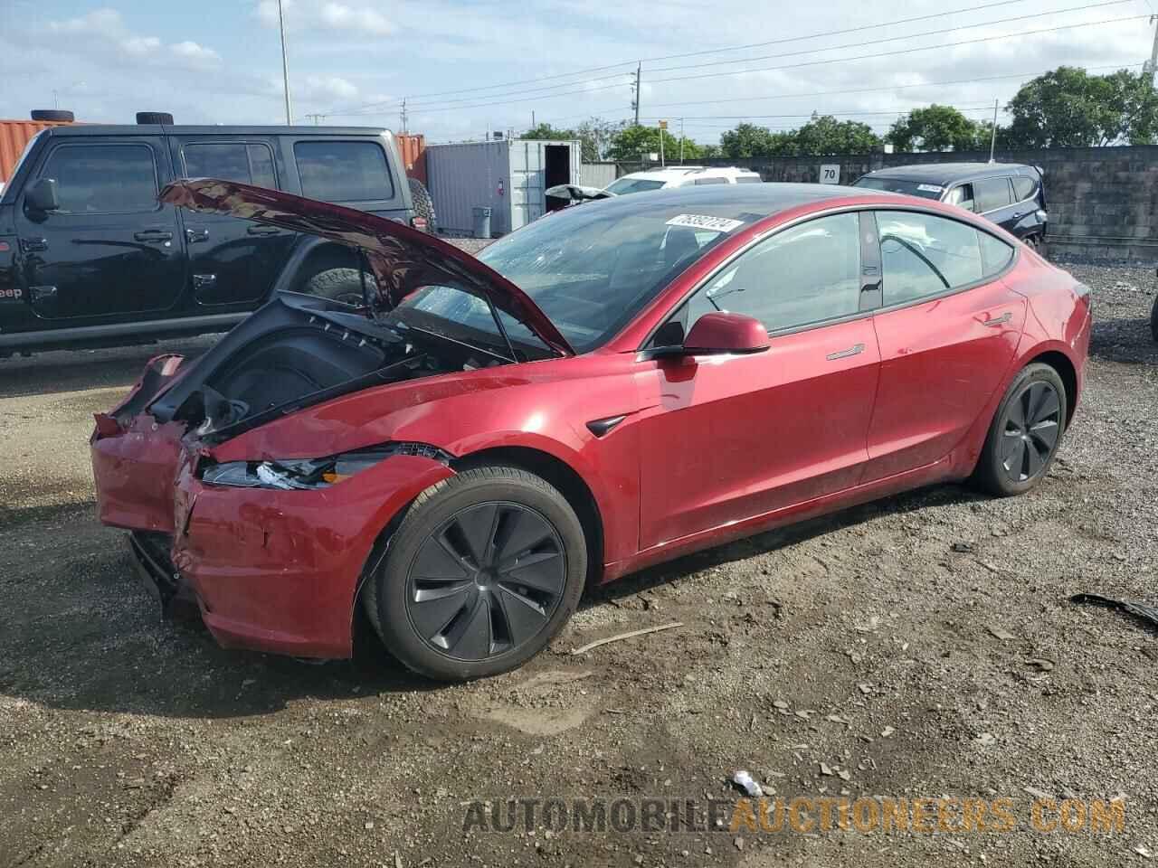 5YJ3E1EA3RF732742 TESLA MODEL 3 2024