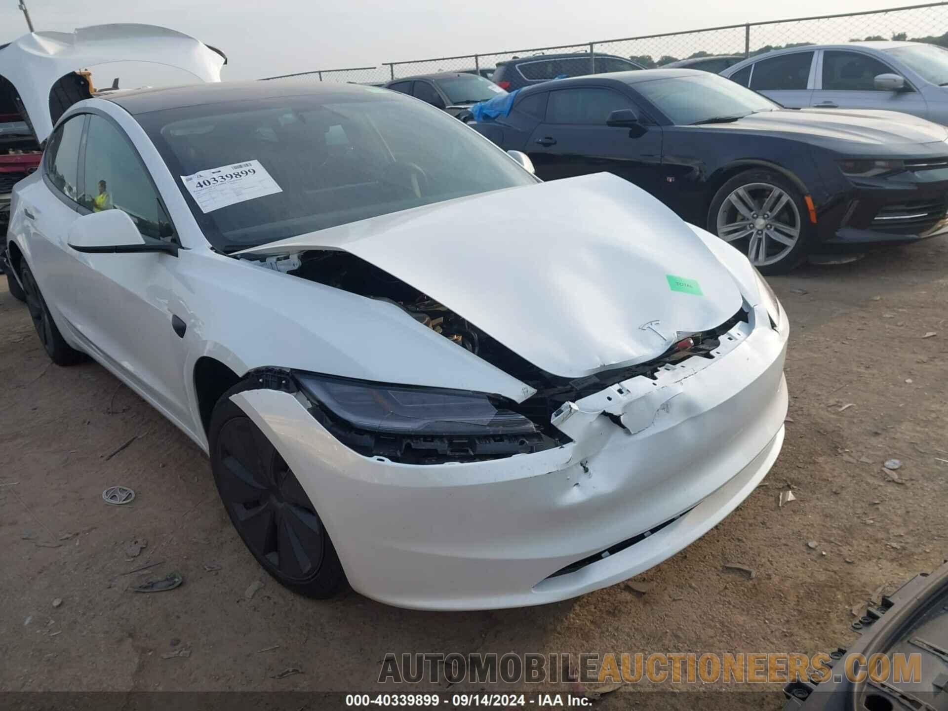 5YJ3E1EA3RF823509 TESLA MODEL 3 2024