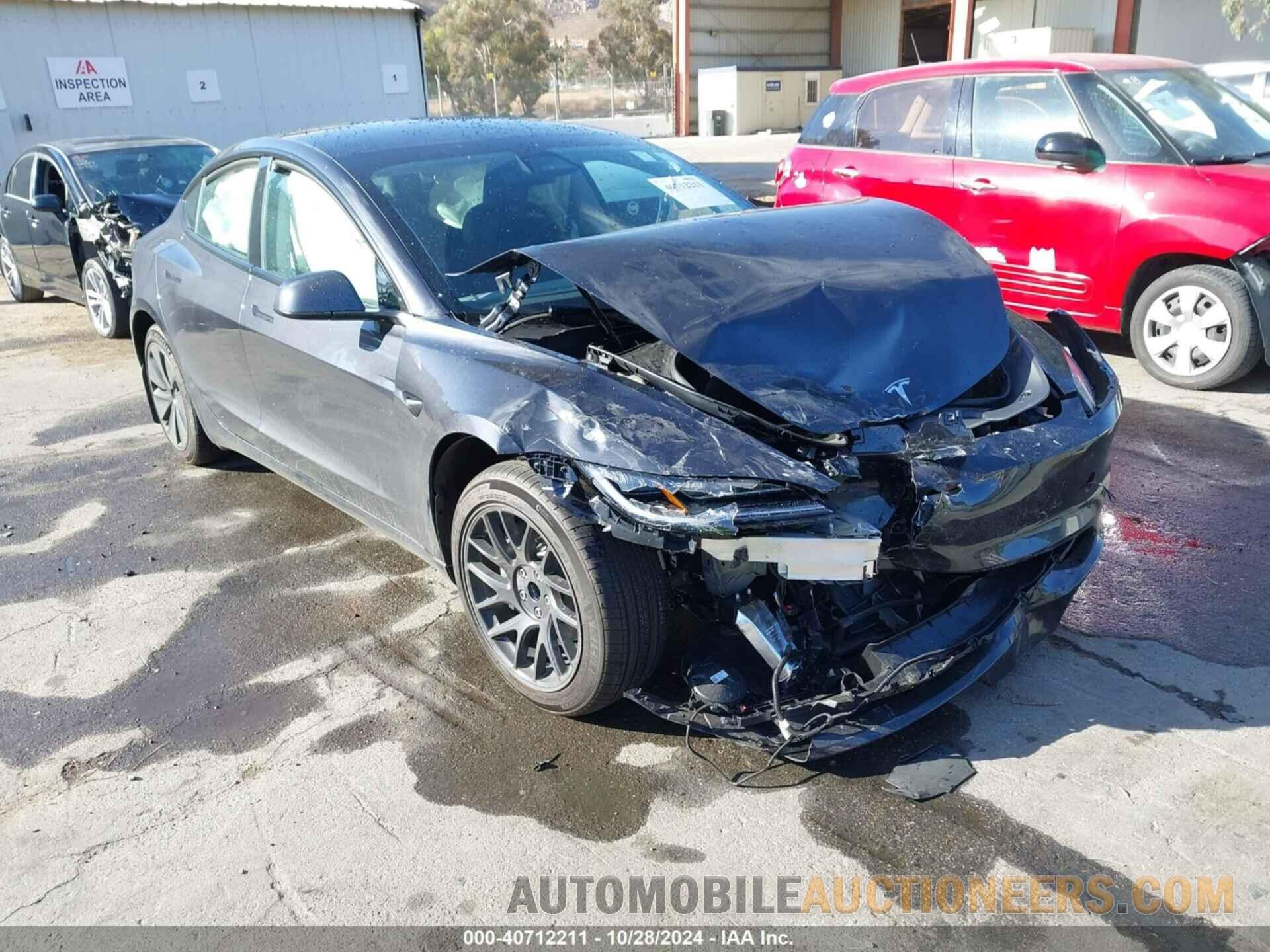 5YJ3E1EA3RF843579 TESLA MODEL 3 2024