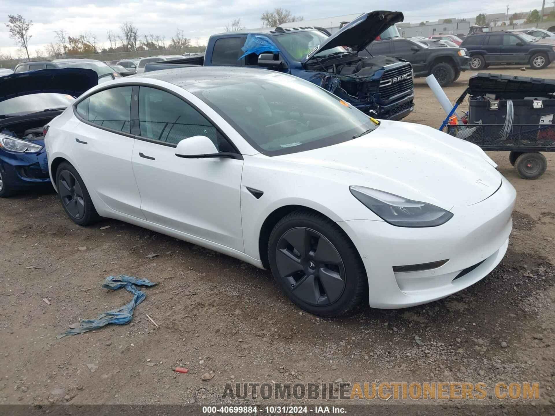 5YJ3E1EA4MF015856 TESLA MODEL 3 2021