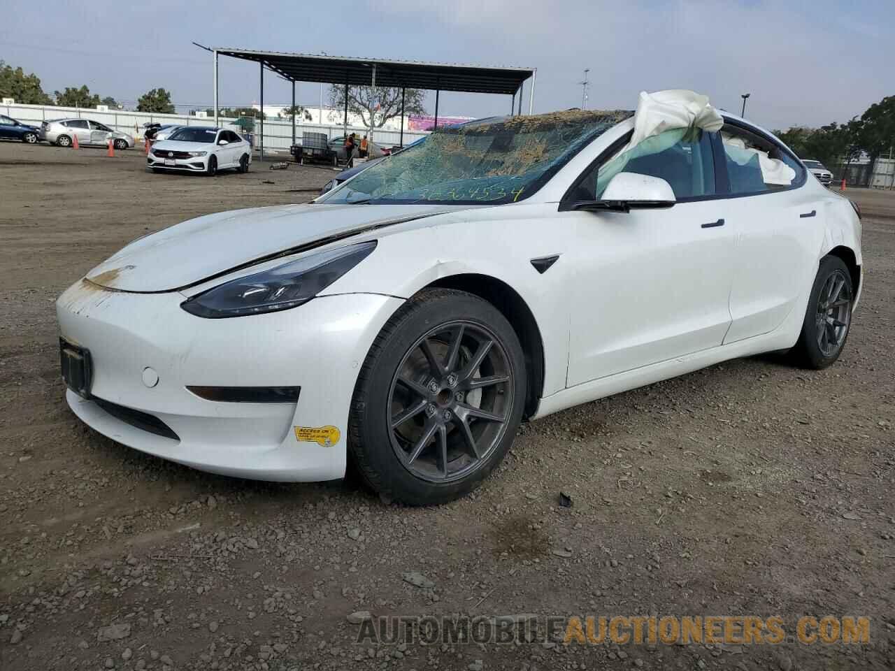 5YJ3E1EA4MF022080 TESLA MODEL 3 2021