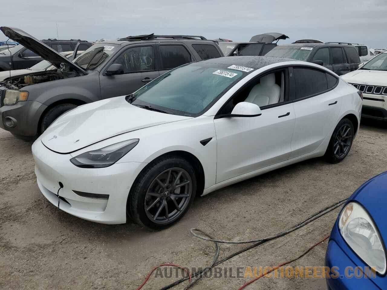 5YJ3E1EA4MF029398 TESLA MODEL 3 2021