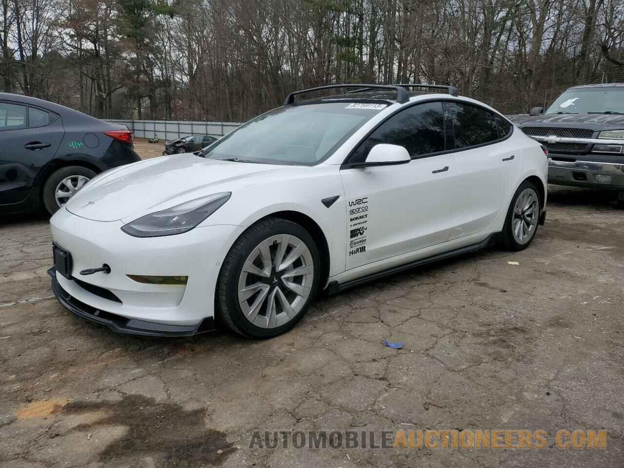 5YJ3E1EA4MF045696 TESLA MODEL 3 2021