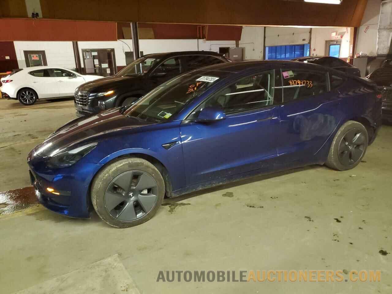 5YJ3E1EA4MF048114 TESLA MODEL 3 2021