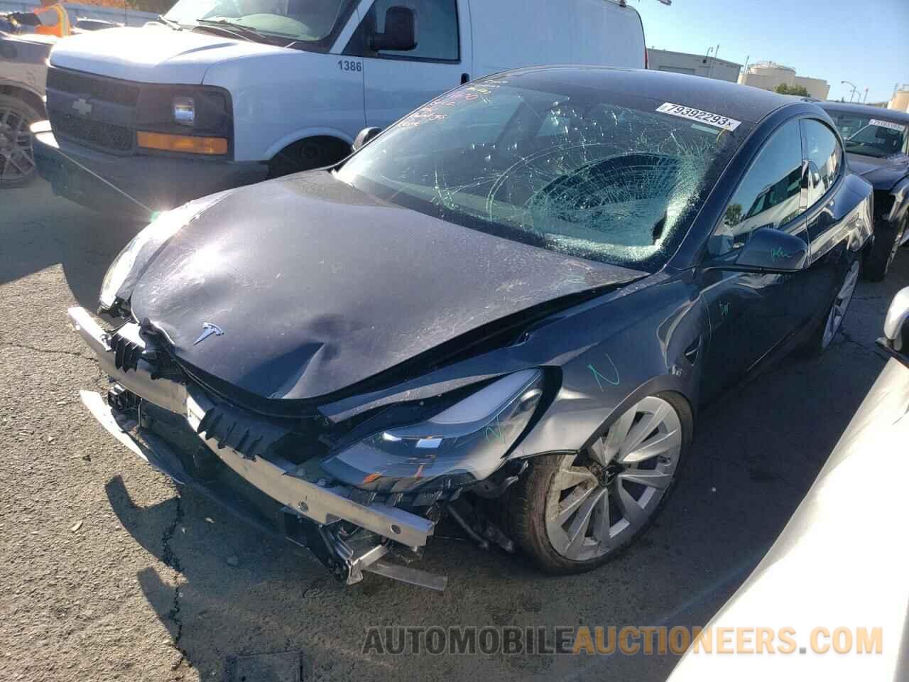 5YJ3E1EA4MF051370 TESLA MODEL 3 2021