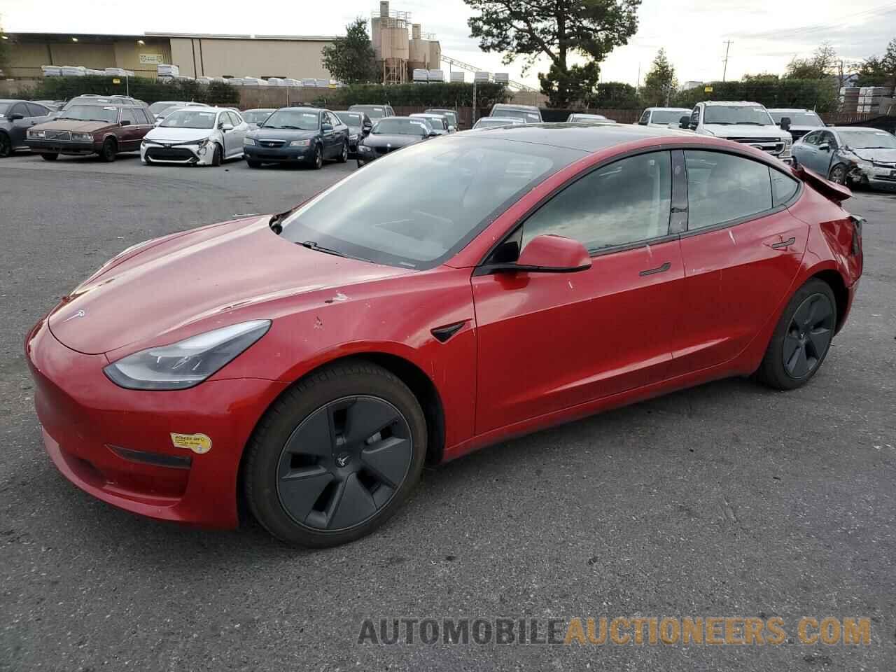 5YJ3E1EA4MF052180 TESLA MODEL 3 2021