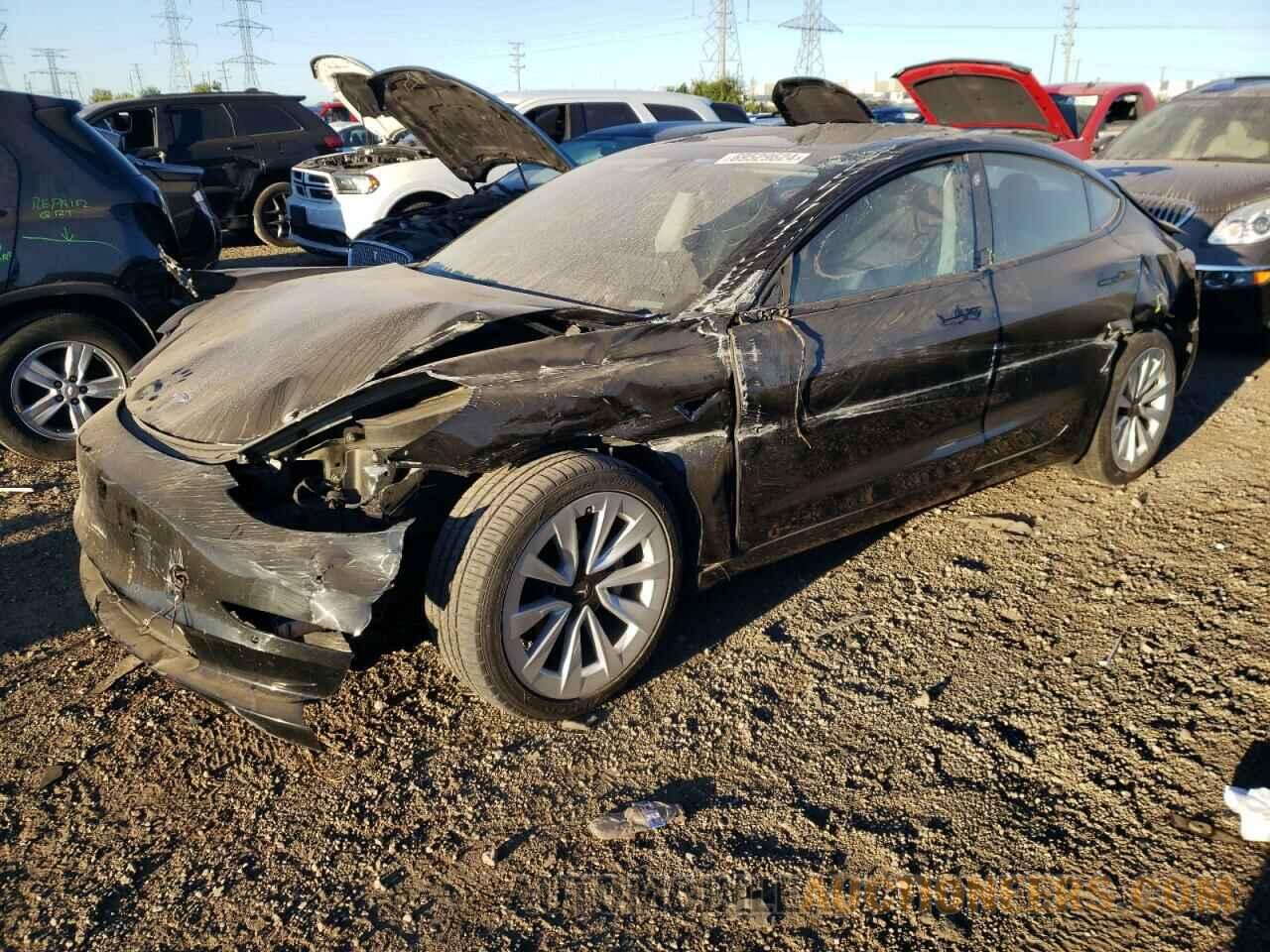 5YJ3E1EA4MF052826 TESLA MODEL 3 2021