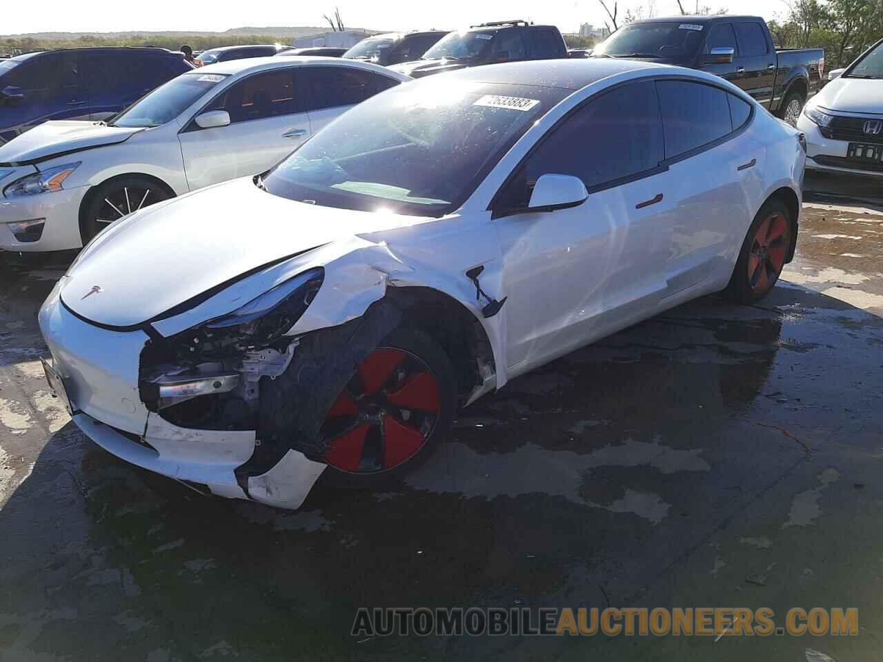 5YJ3E1EA4MF054186 TESLA MODEL 3 2021