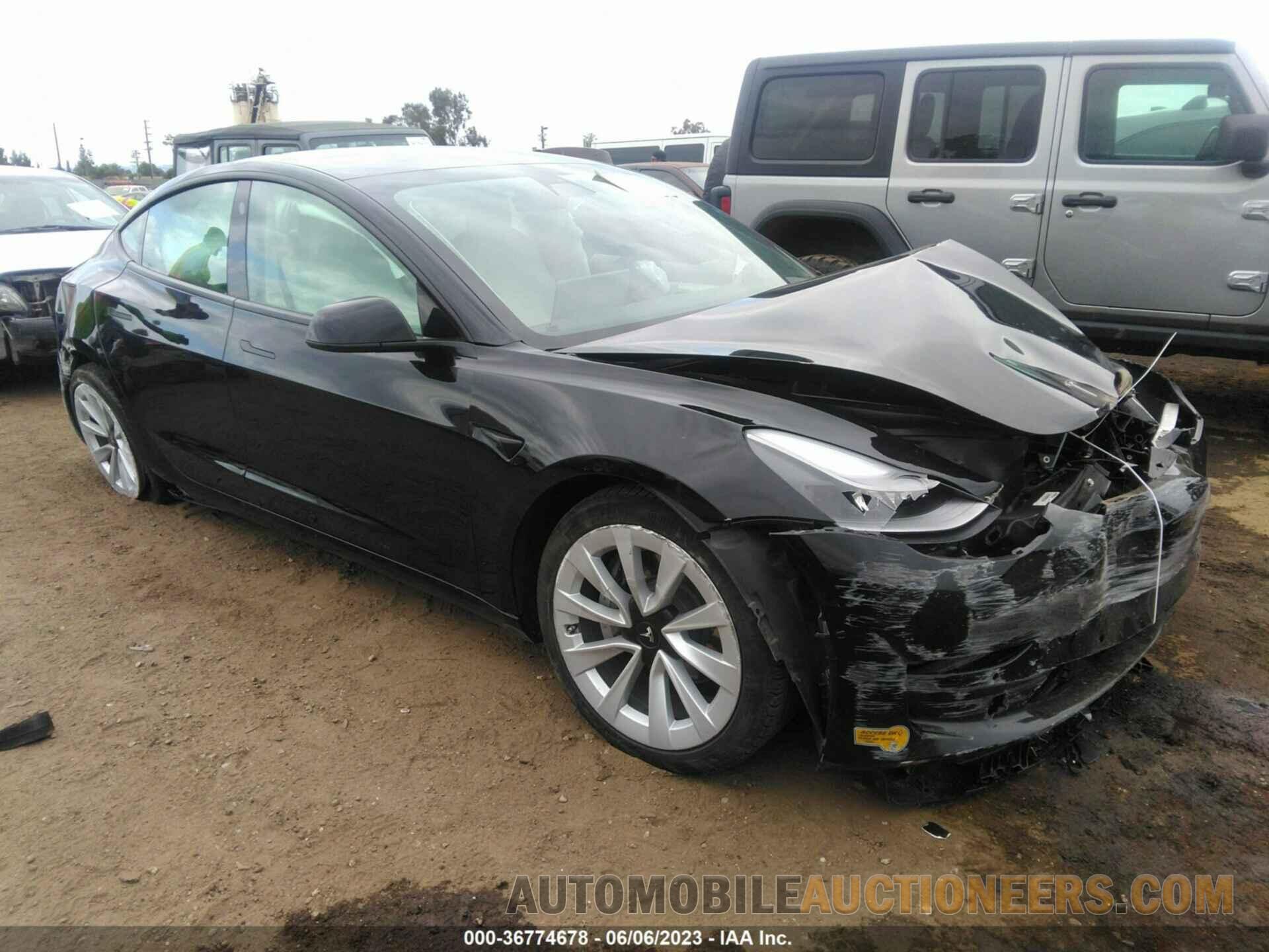 5YJ3E1EA4MF072414 TESLA MODEL 3 2021