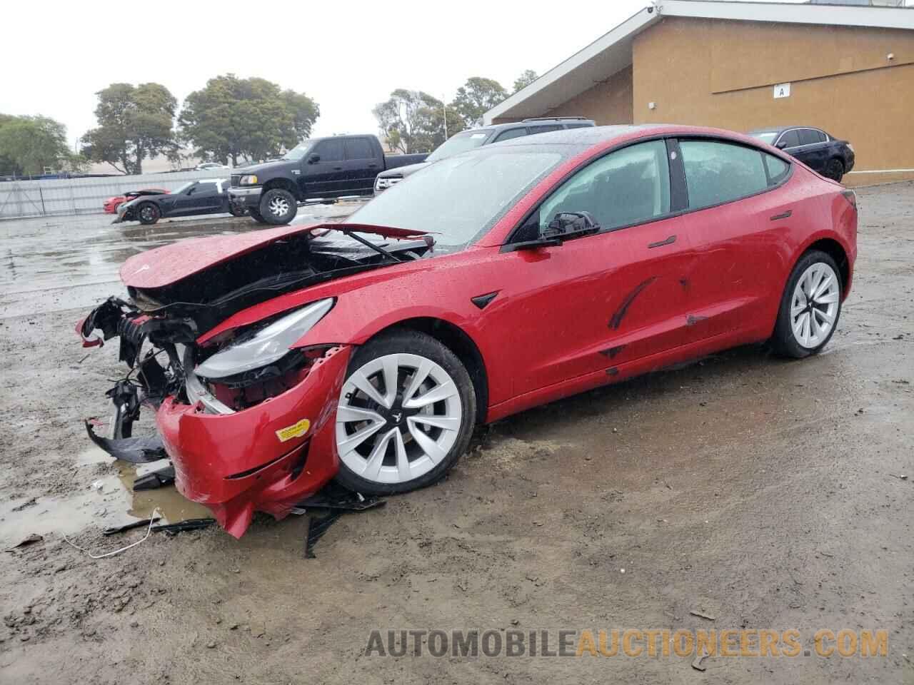 5YJ3E1EA4MF077581 TESLA MODEL 3 2021