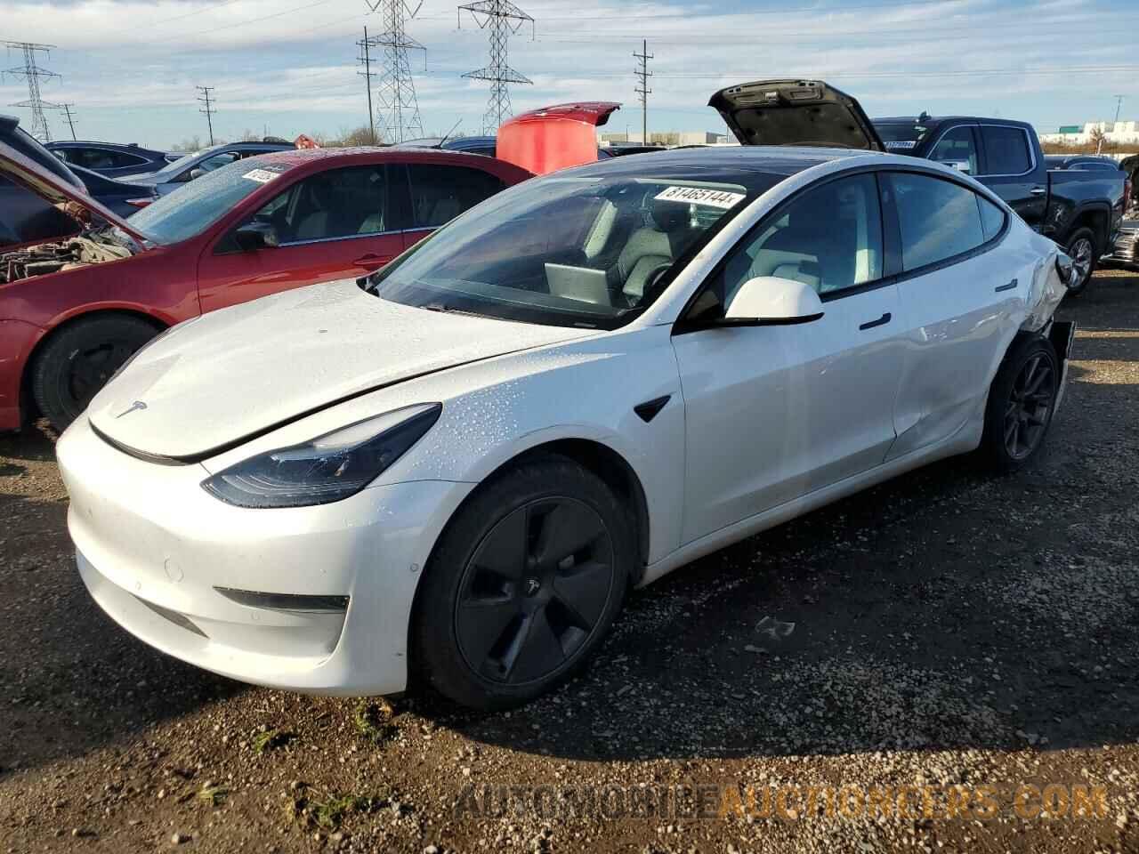 5YJ3E1EA4MF083526 TESLA MODEL 3 2021