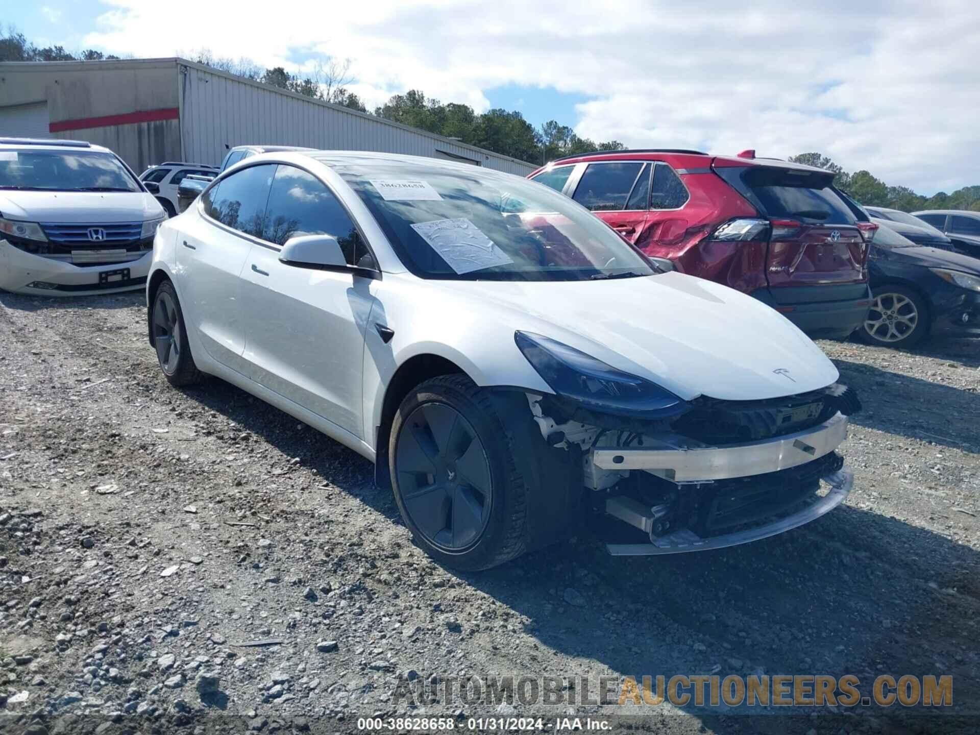 5YJ3E1EA4MF091741 TESLA MODEL 3 2021