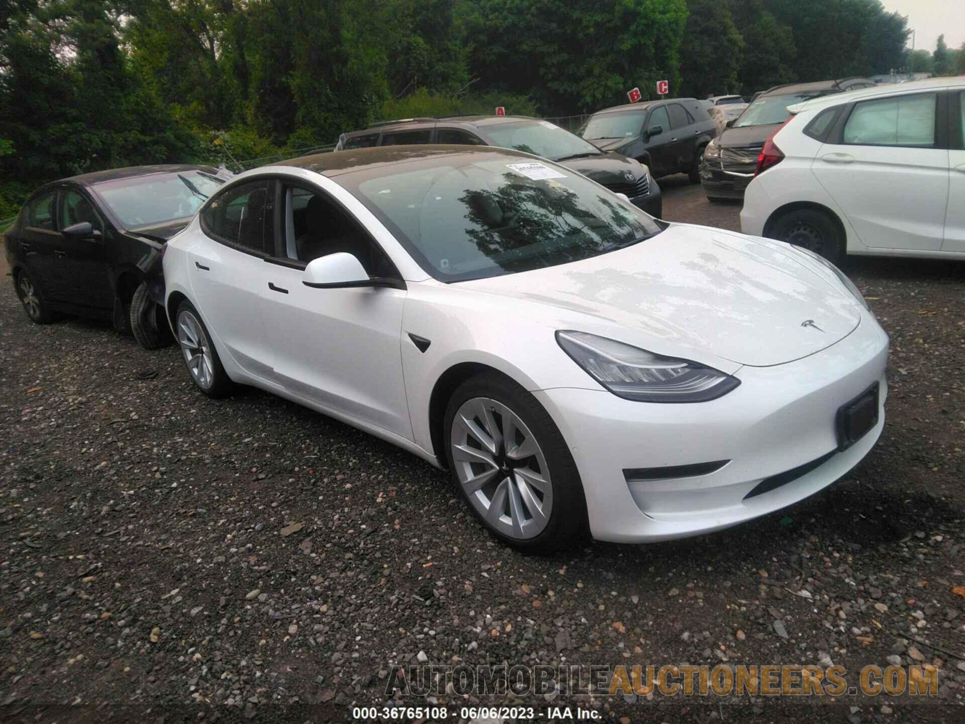 5YJ3E1EA4MF856723 TESLA MODEL 3 2021