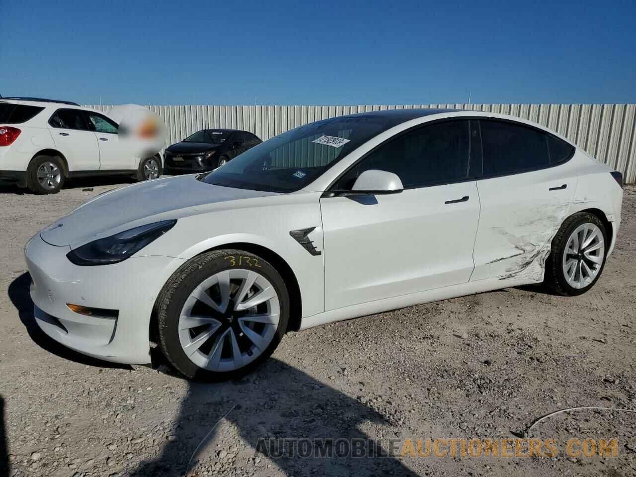 5YJ3E1EA4MF862568 TESLA MODEL 3 2021