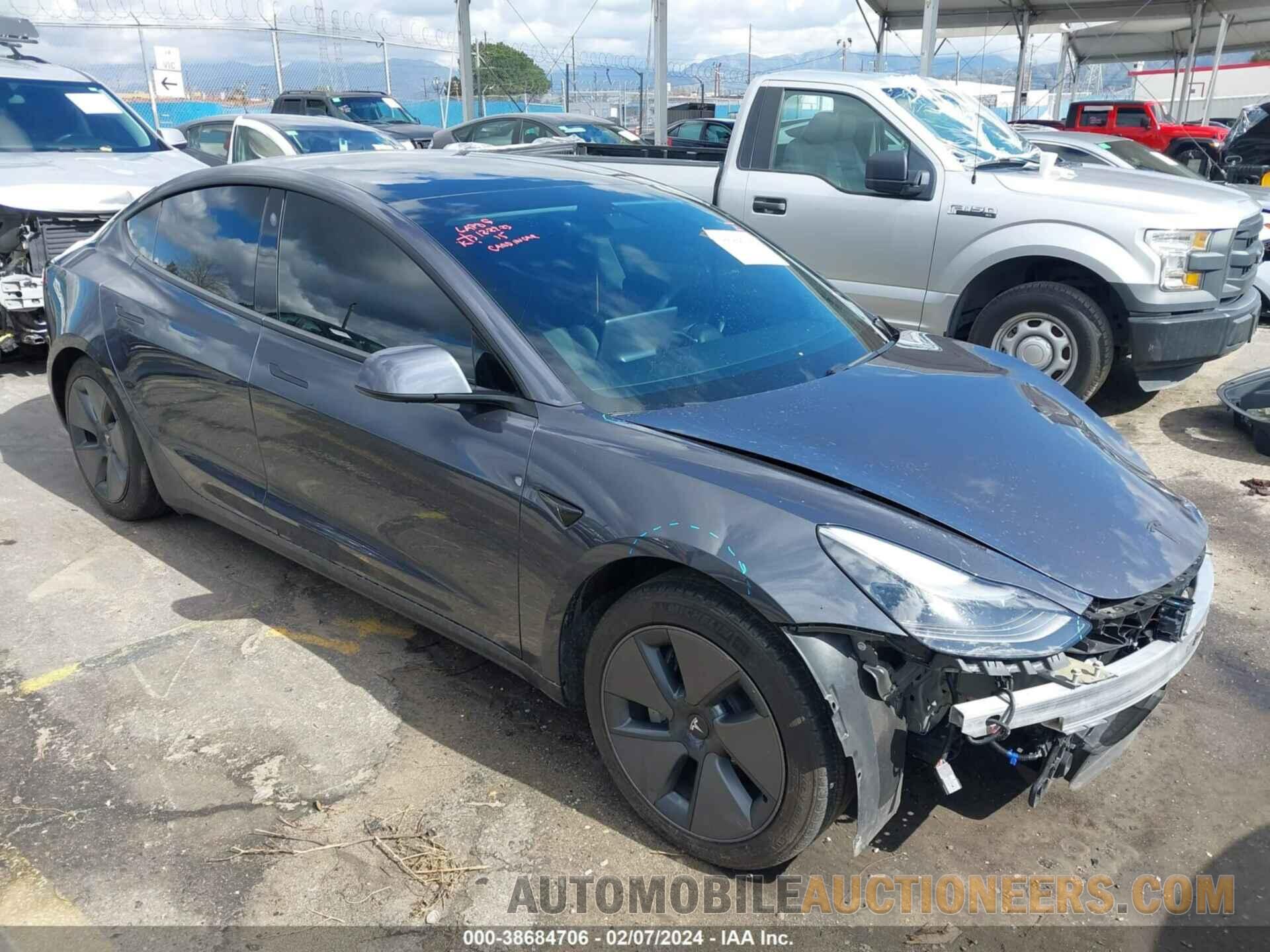 5YJ3E1EA4MF866930 TESLA MODEL 3 2021