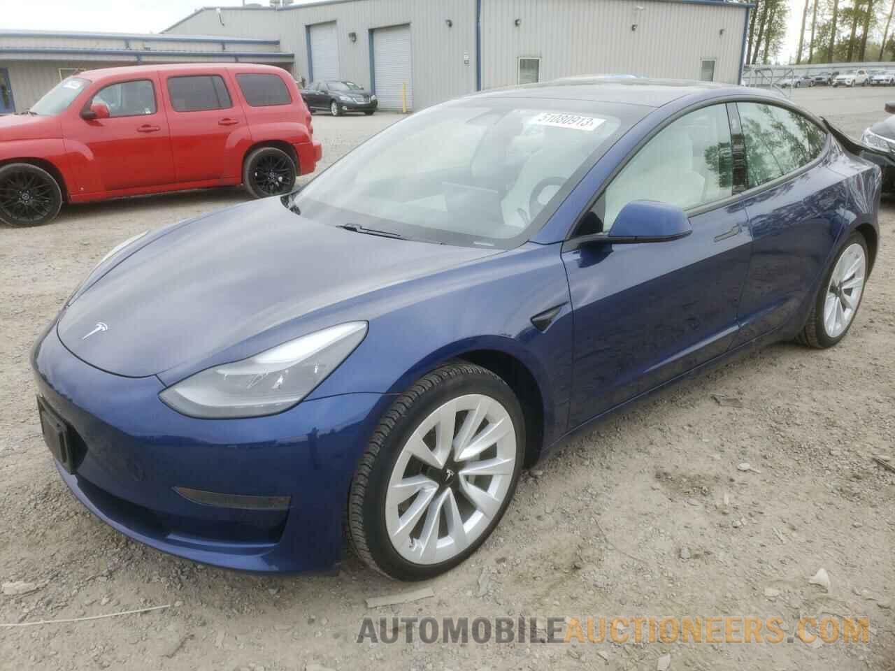 5YJ3E1EA4MF869990 TESLA MODEL 3 2021