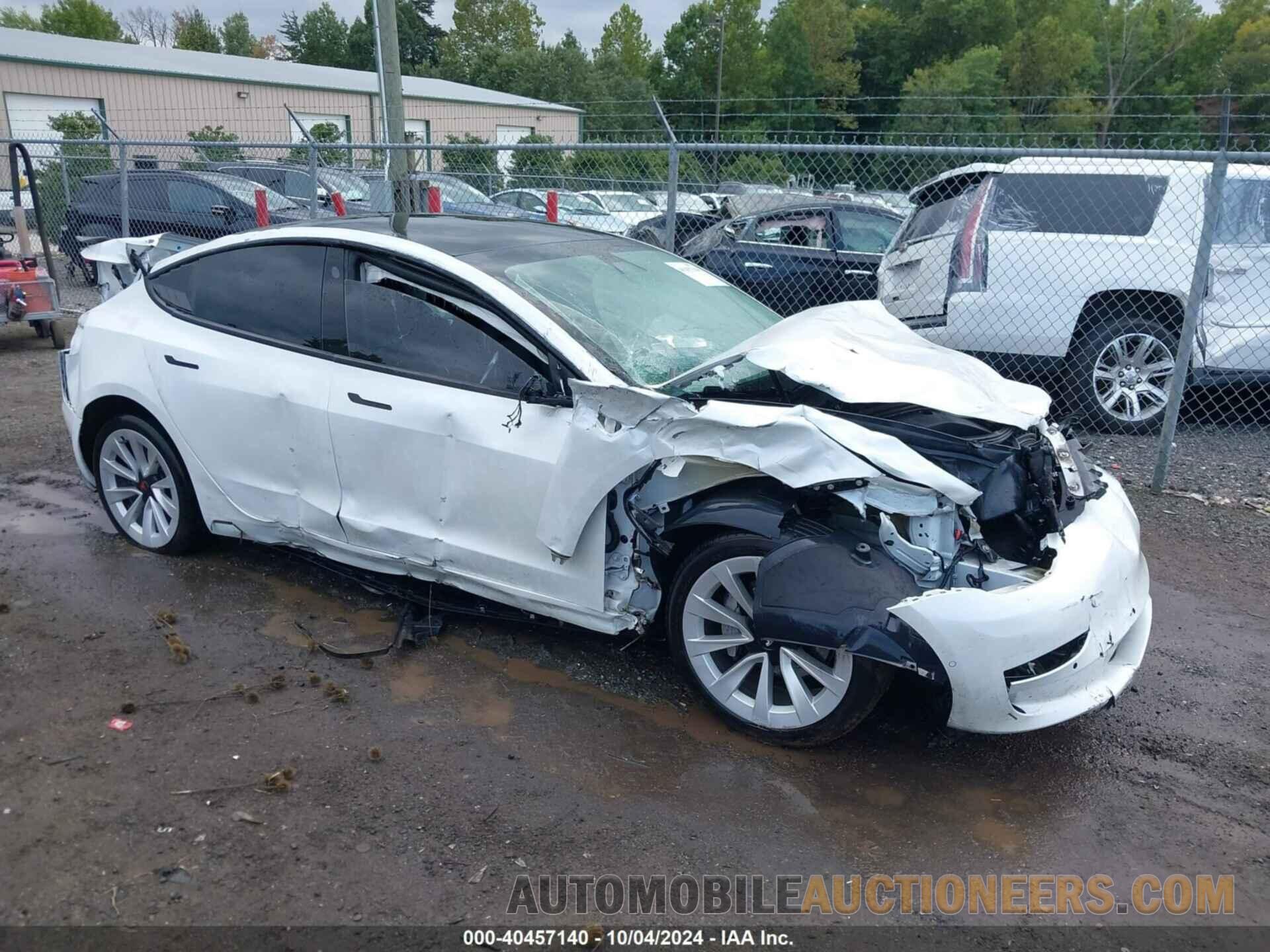 5YJ3E1EA4MF870332 TESLA MODEL 3 2021