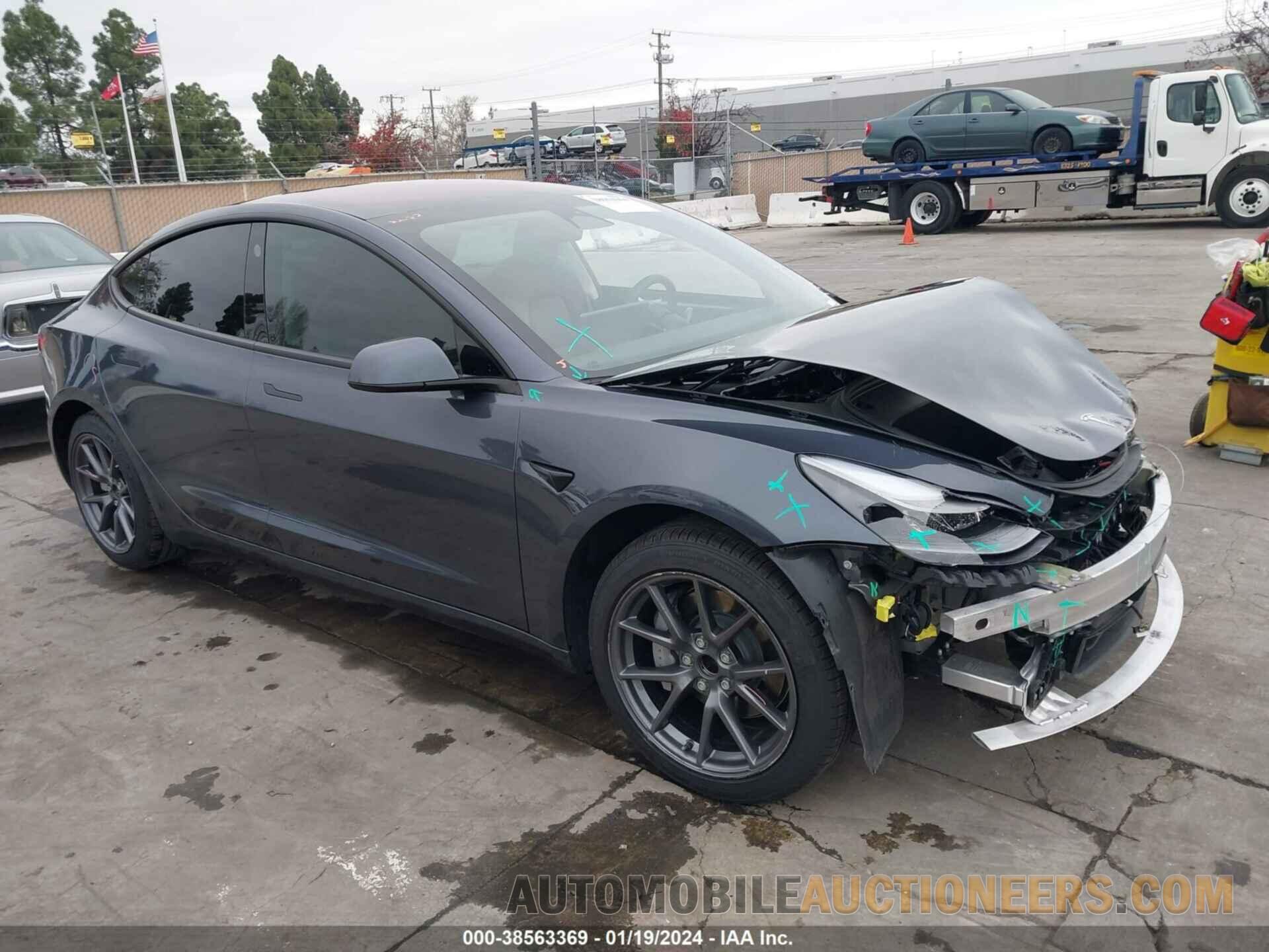 5YJ3E1EA4MF873053 TESLA MODEL 3 2021