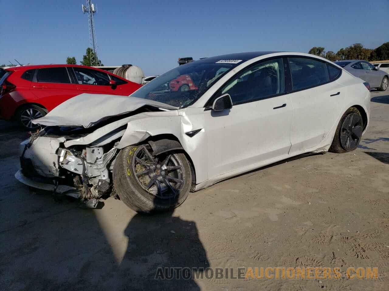 5YJ3E1EA4MF929833 TESLA MODEL 3 2021