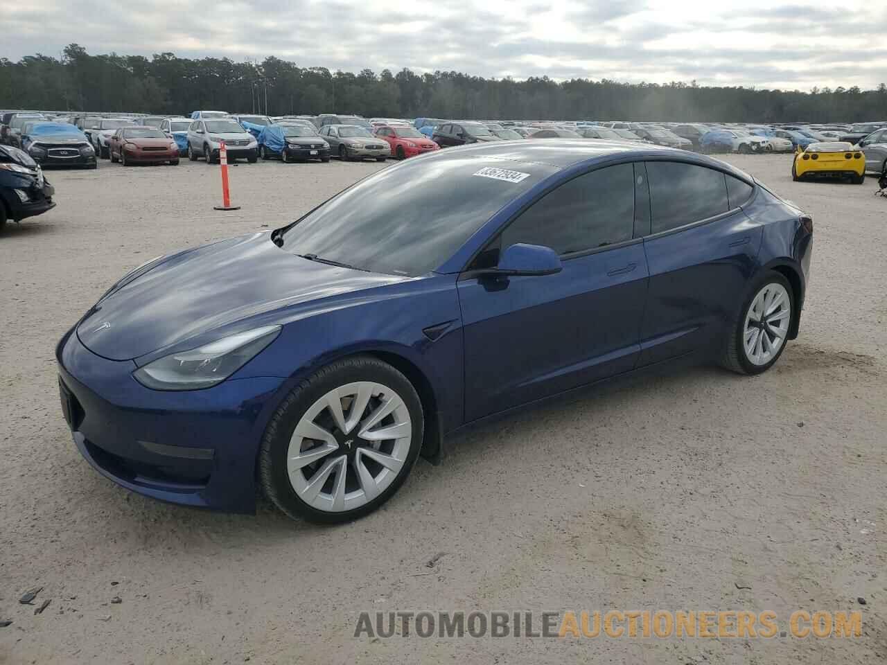 5YJ3E1EA4MF986596 TESLA MODEL 3 2021