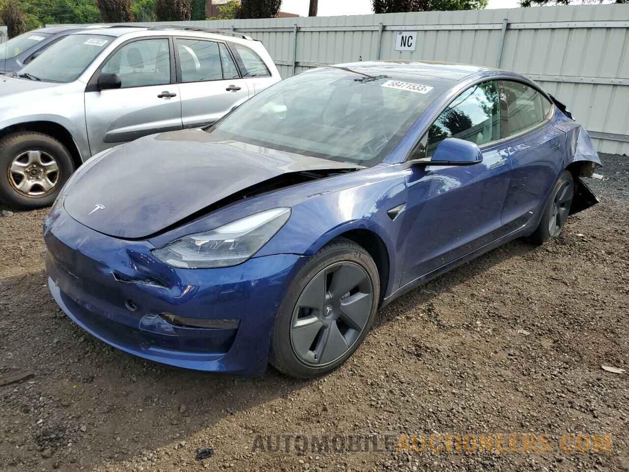 5YJ3E1EA4MF991507 TESLA MODEL 3 2021