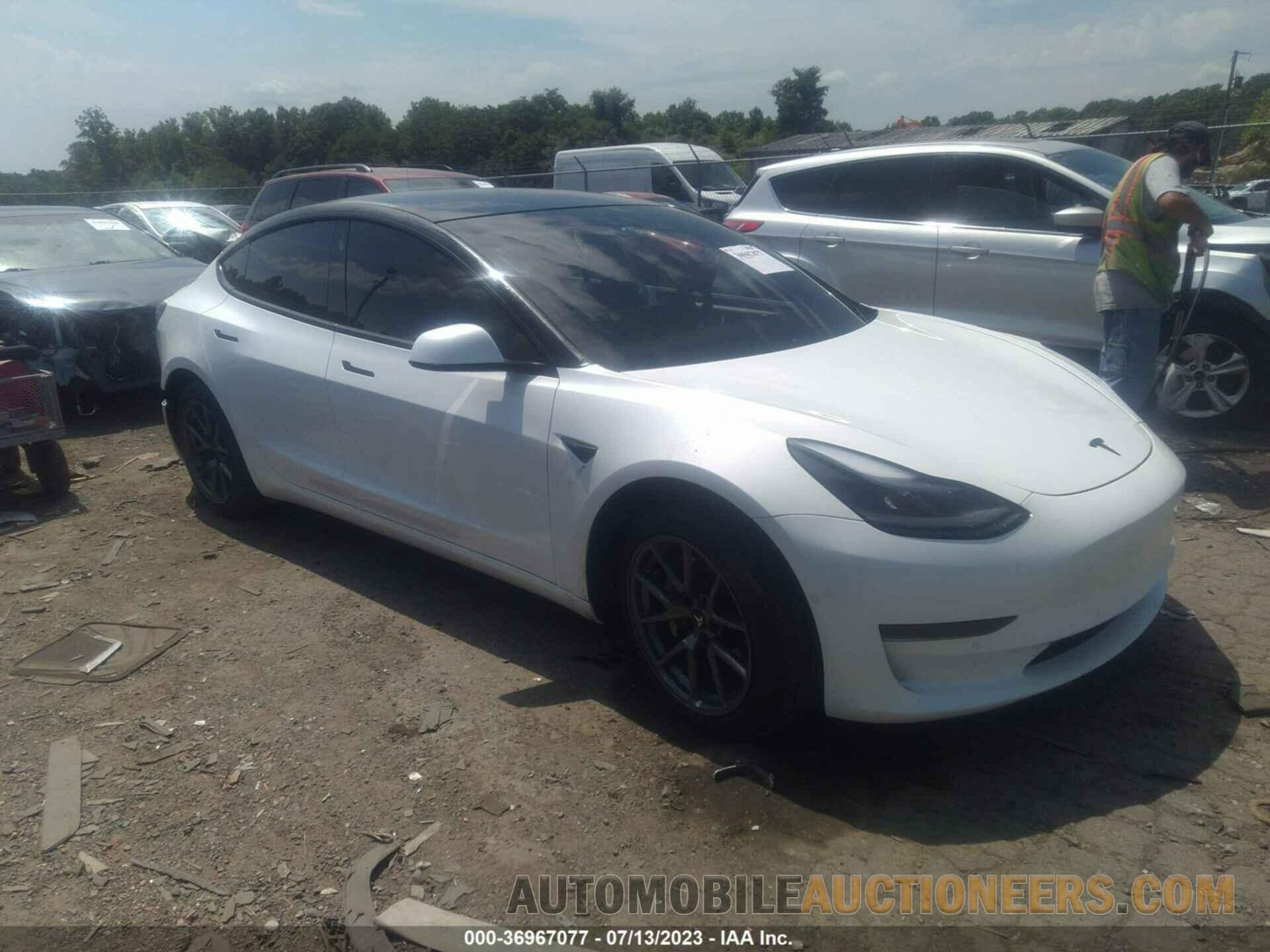 5YJ3E1EA4NF108216 TESLA MODEL 3 2022