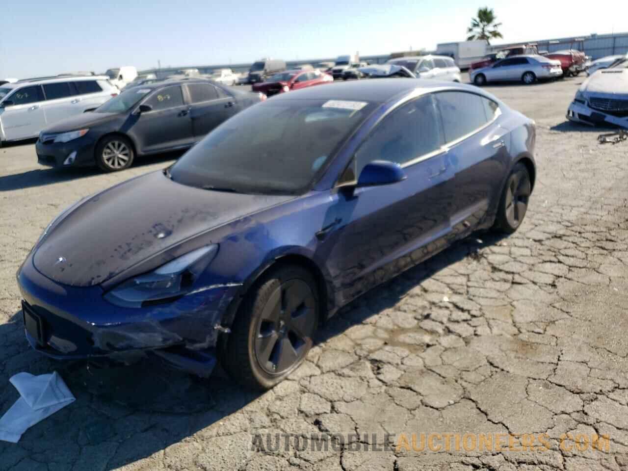 5YJ3E1EA4NF128515 TESLA MODEL 3 2022