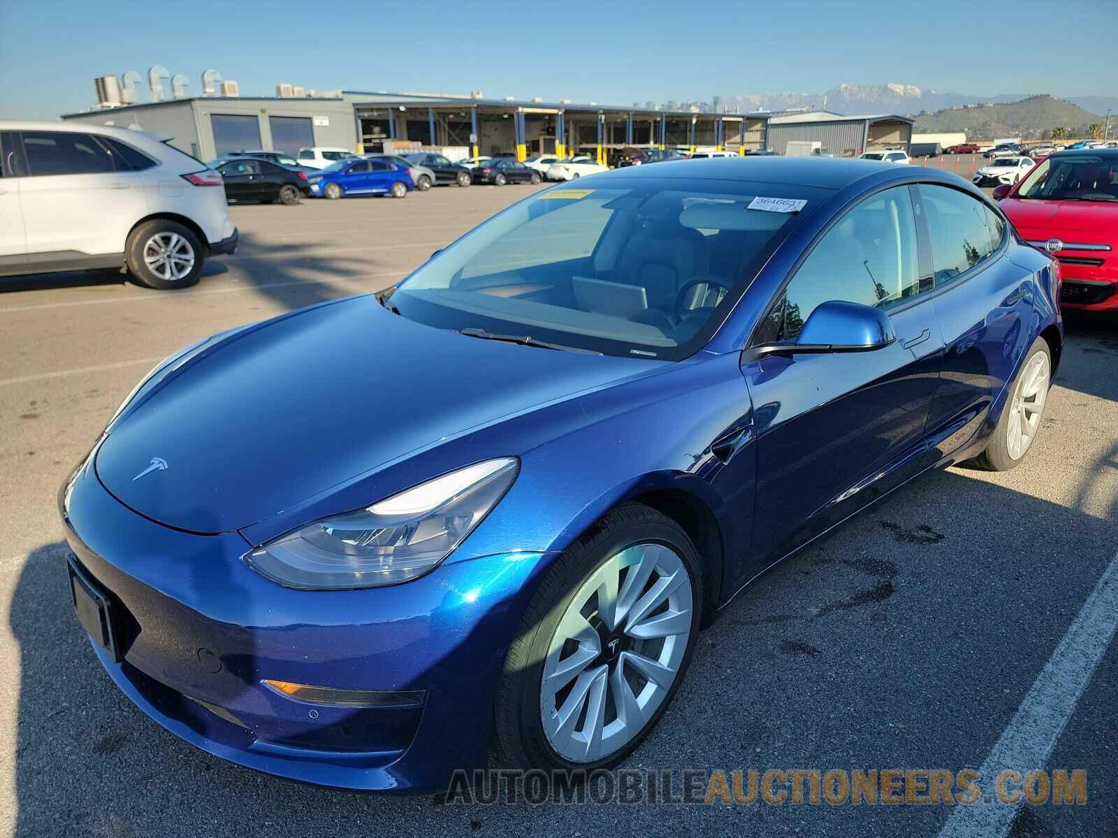 5YJ3E1EA4NF145105 Tesla Model 3 2022