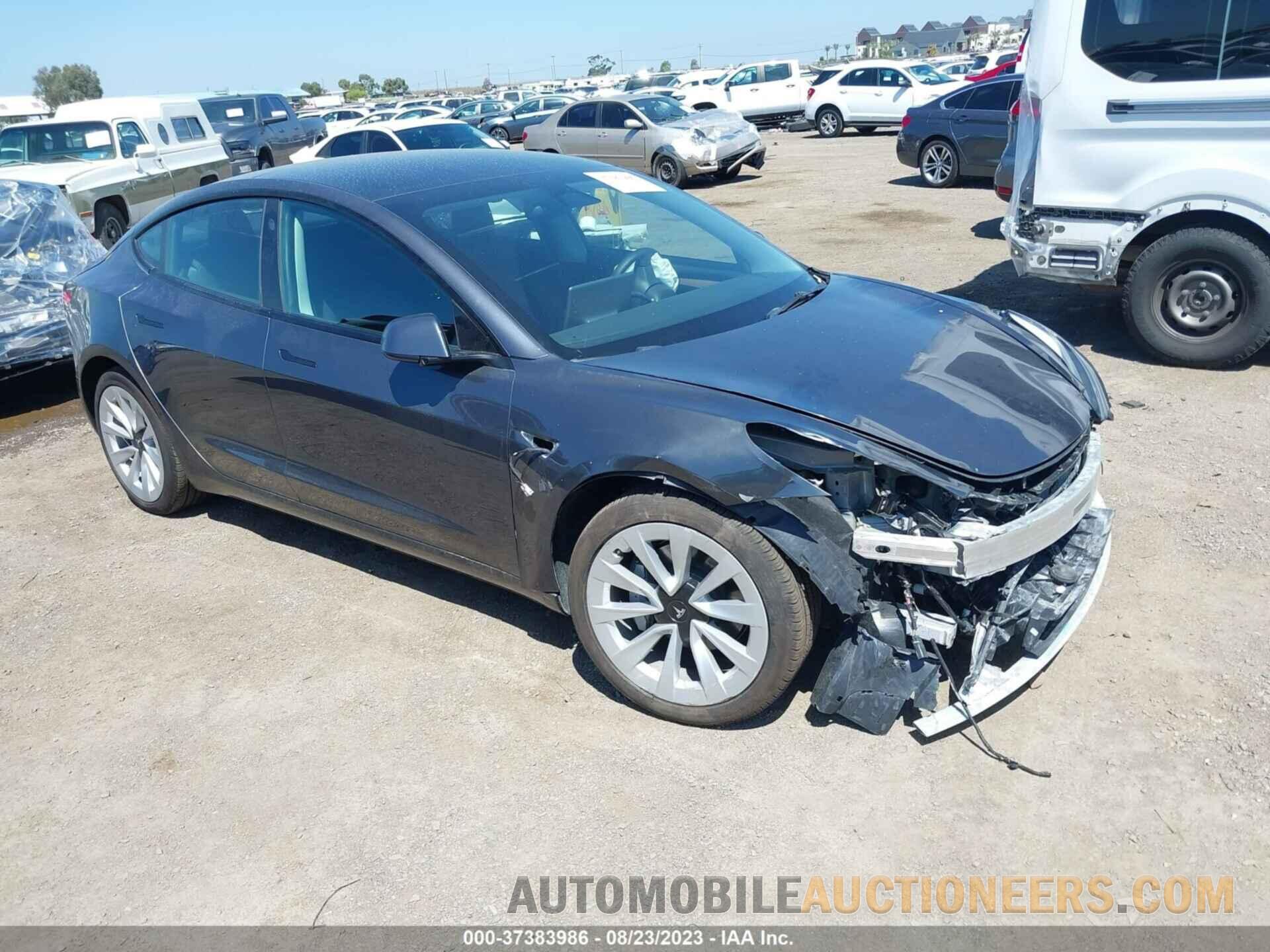 5YJ3E1EA4NF145301 TESLA MODEL 3 2022