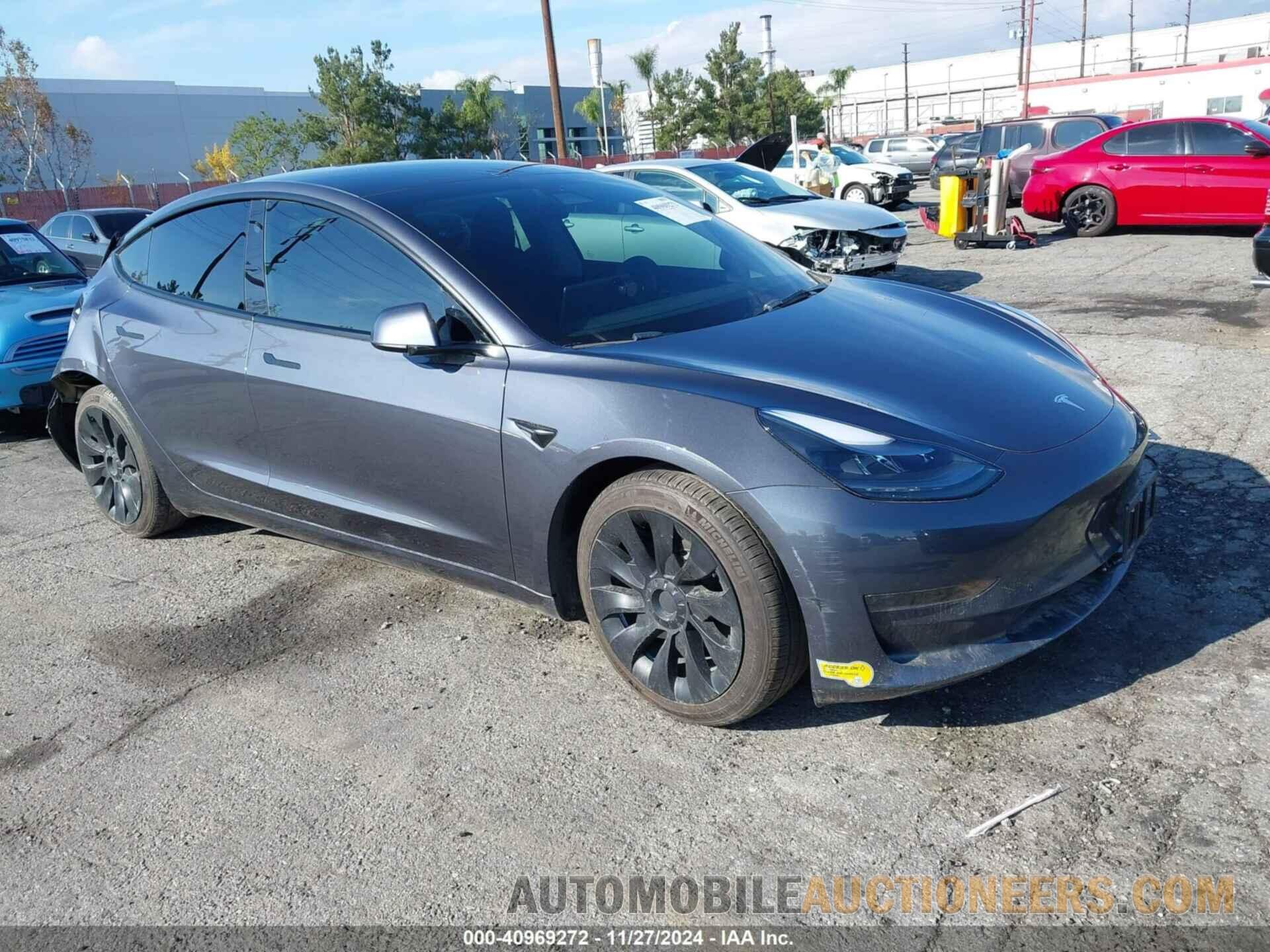 5YJ3E1EA4NF148425 TESLA MODEL 3 2022