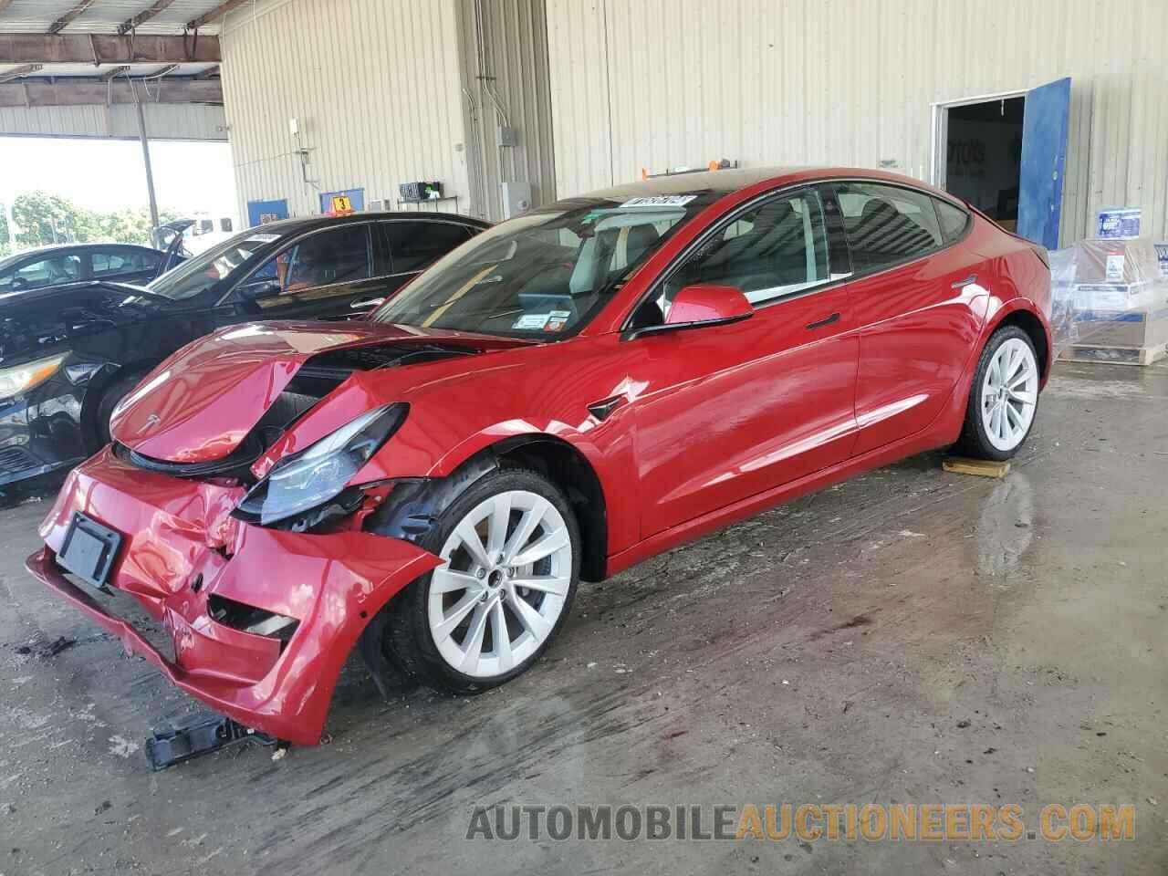 5YJ3E1EA4NF185362 TESLA MODEL 3 2022