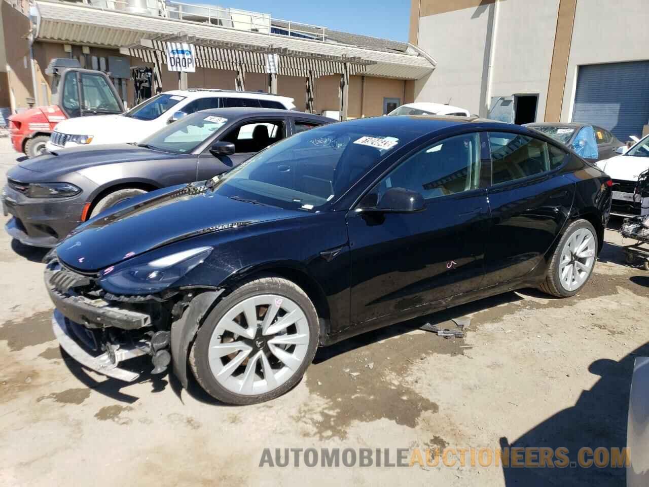 5YJ3E1EA4NF185801 TESLA MODEL 3 2022