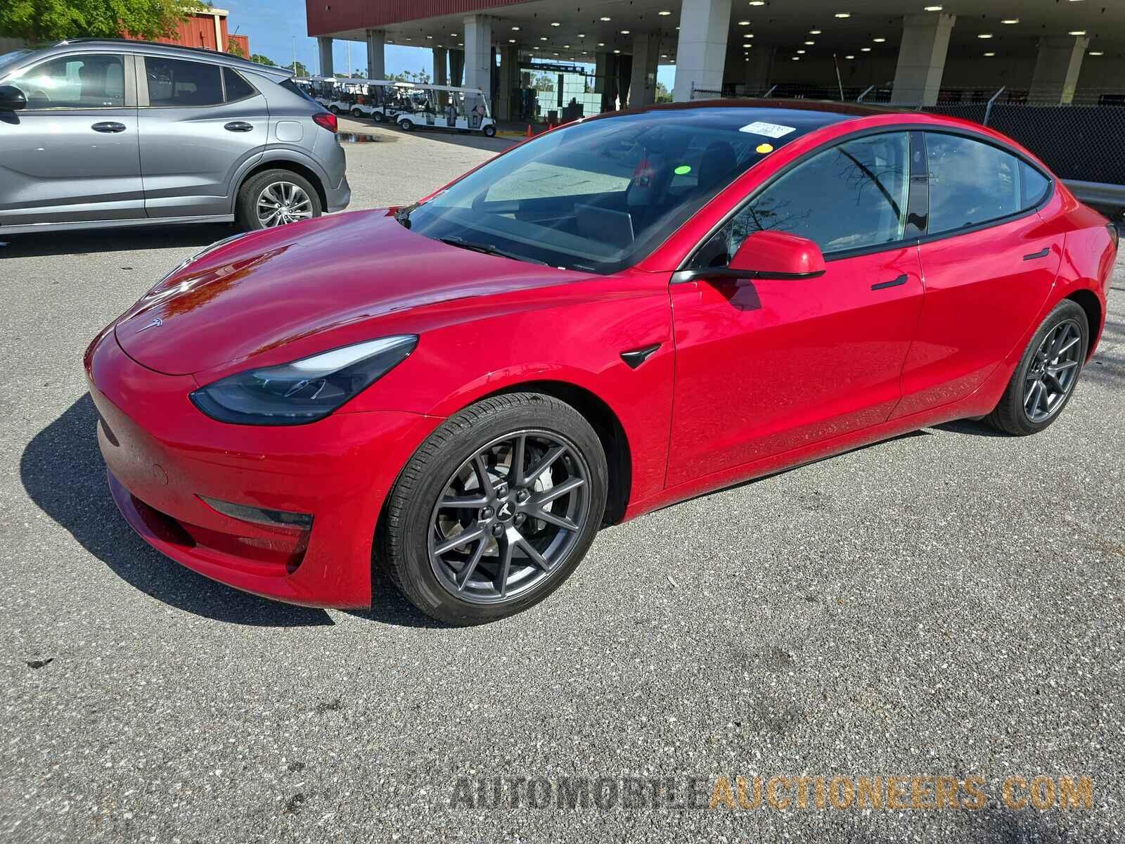 5YJ3E1EA4NF186687 Tesla Model 3 2022