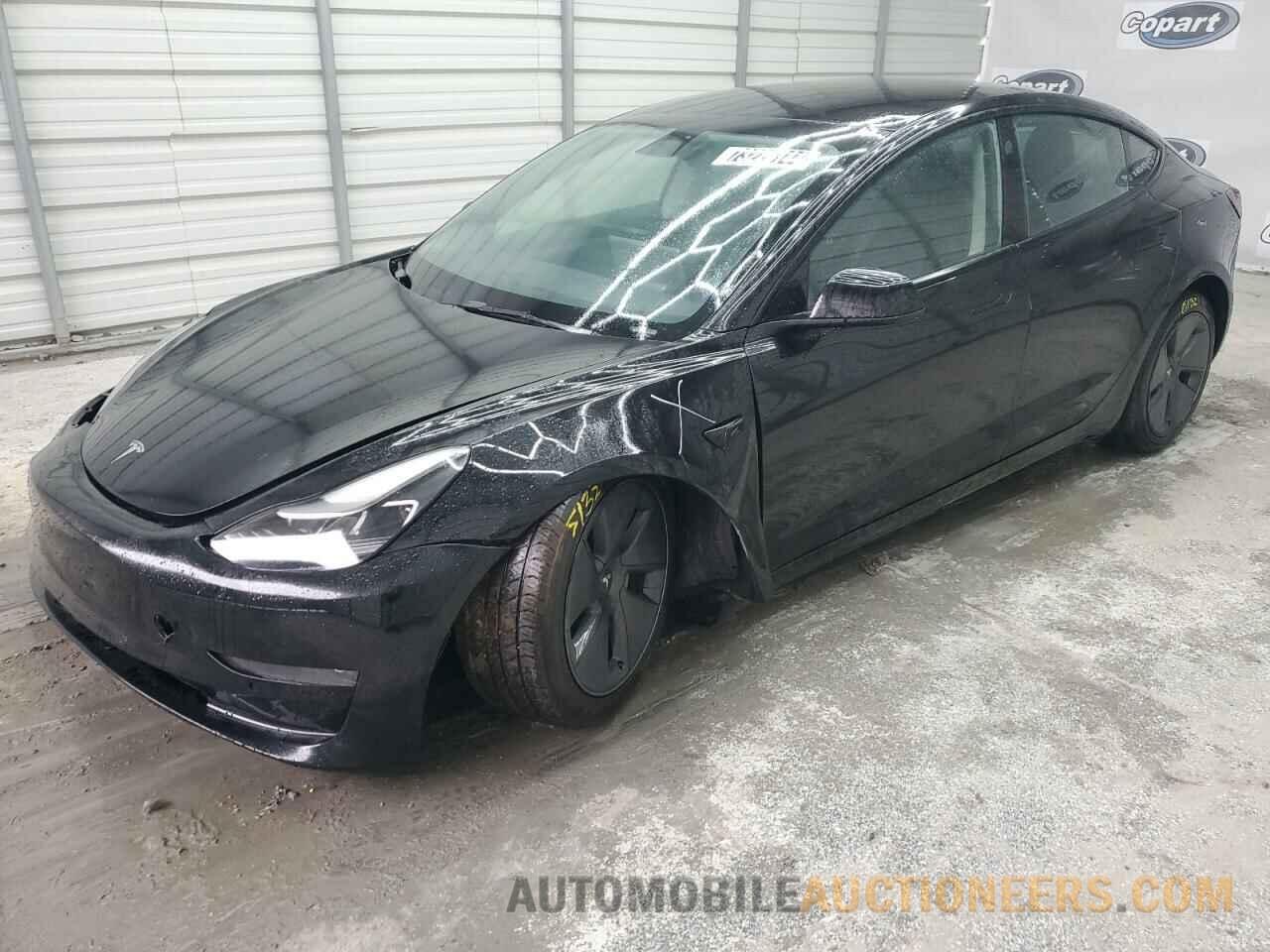 5YJ3E1EA4NF188262 TESLA MODEL 3 2022