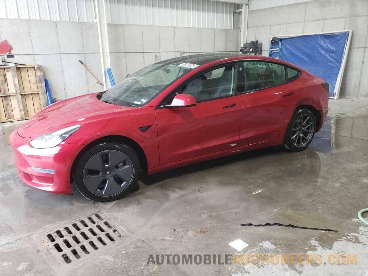 5YJ3E1EA4NF191274 TESLA MODEL 3 2022