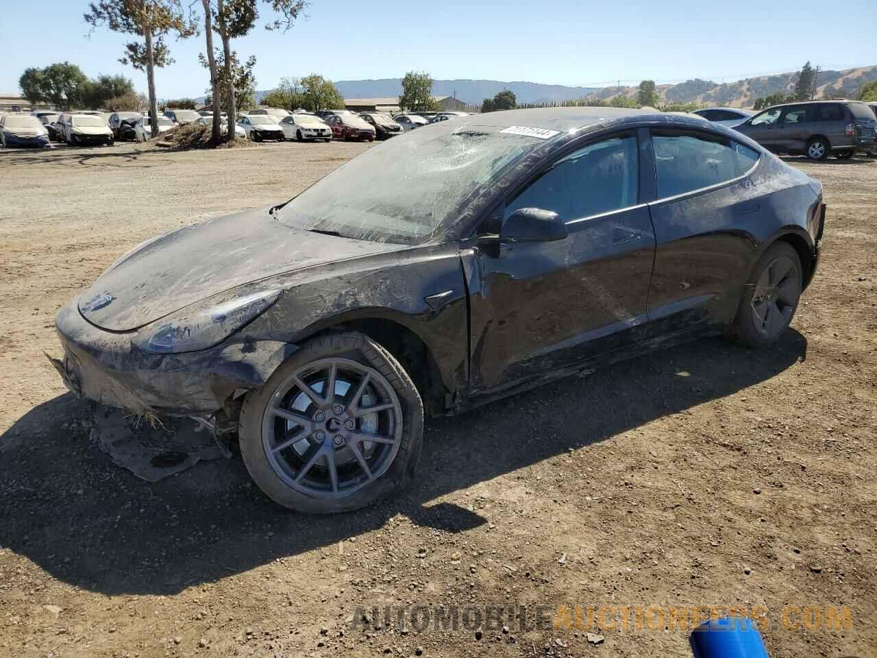 5YJ3E1EA4NF200488 TESLA MODEL 3 2022