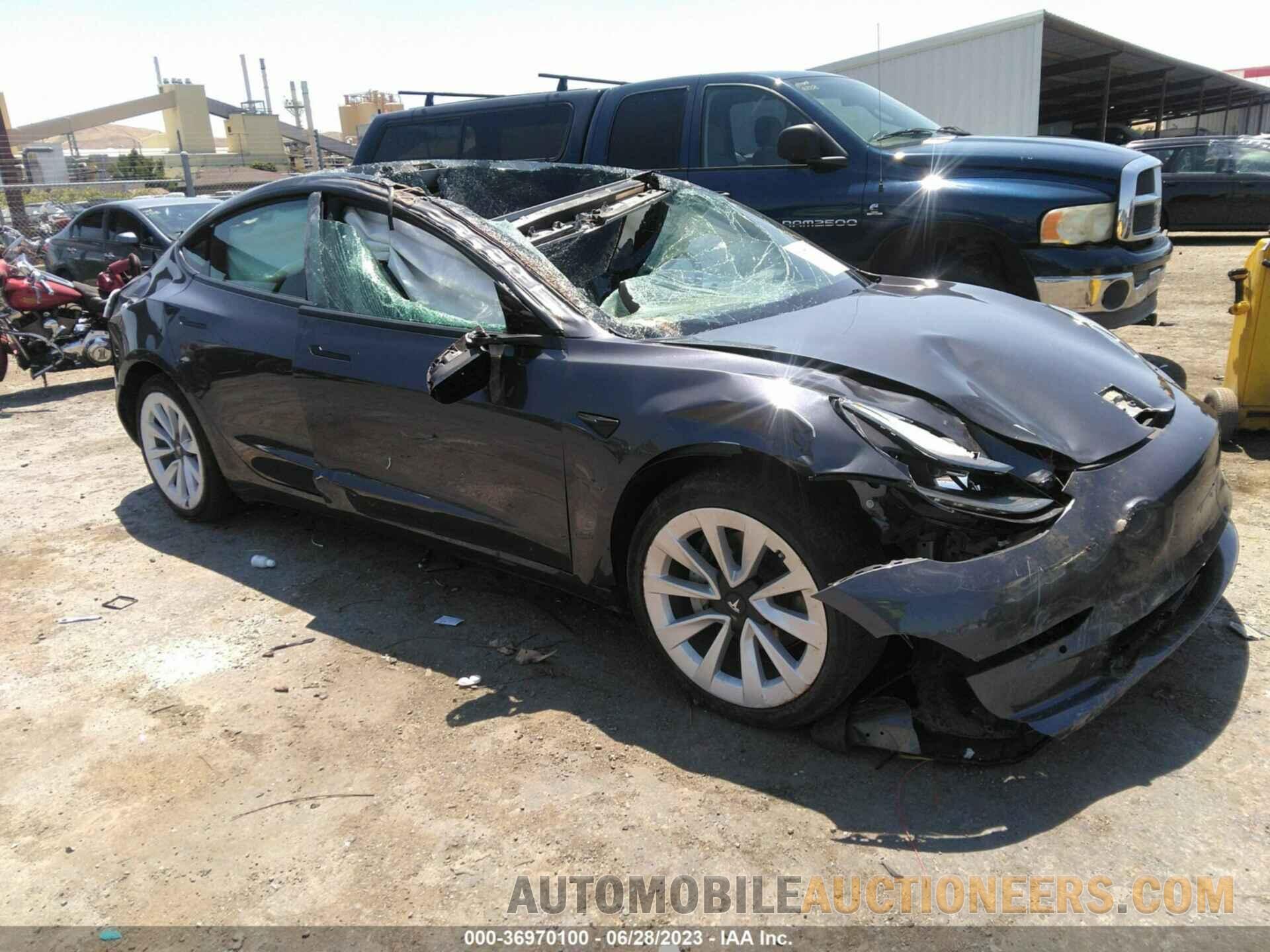 5YJ3E1EA4NF201821 TESLA MODEL 3 2022