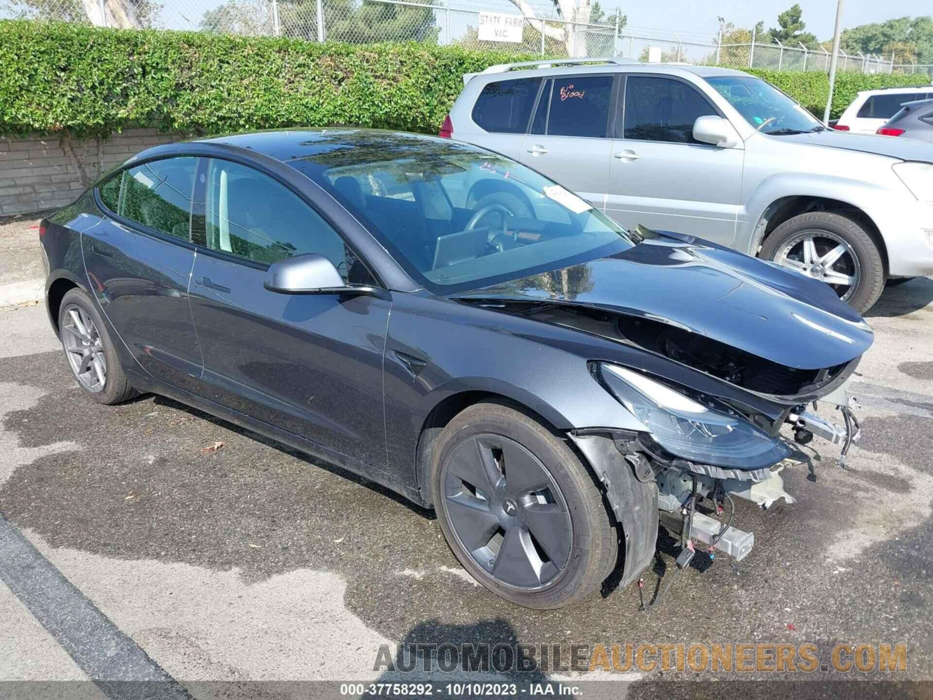 5YJ3E1EA4NF212866 TESLA MODEL 3 2022