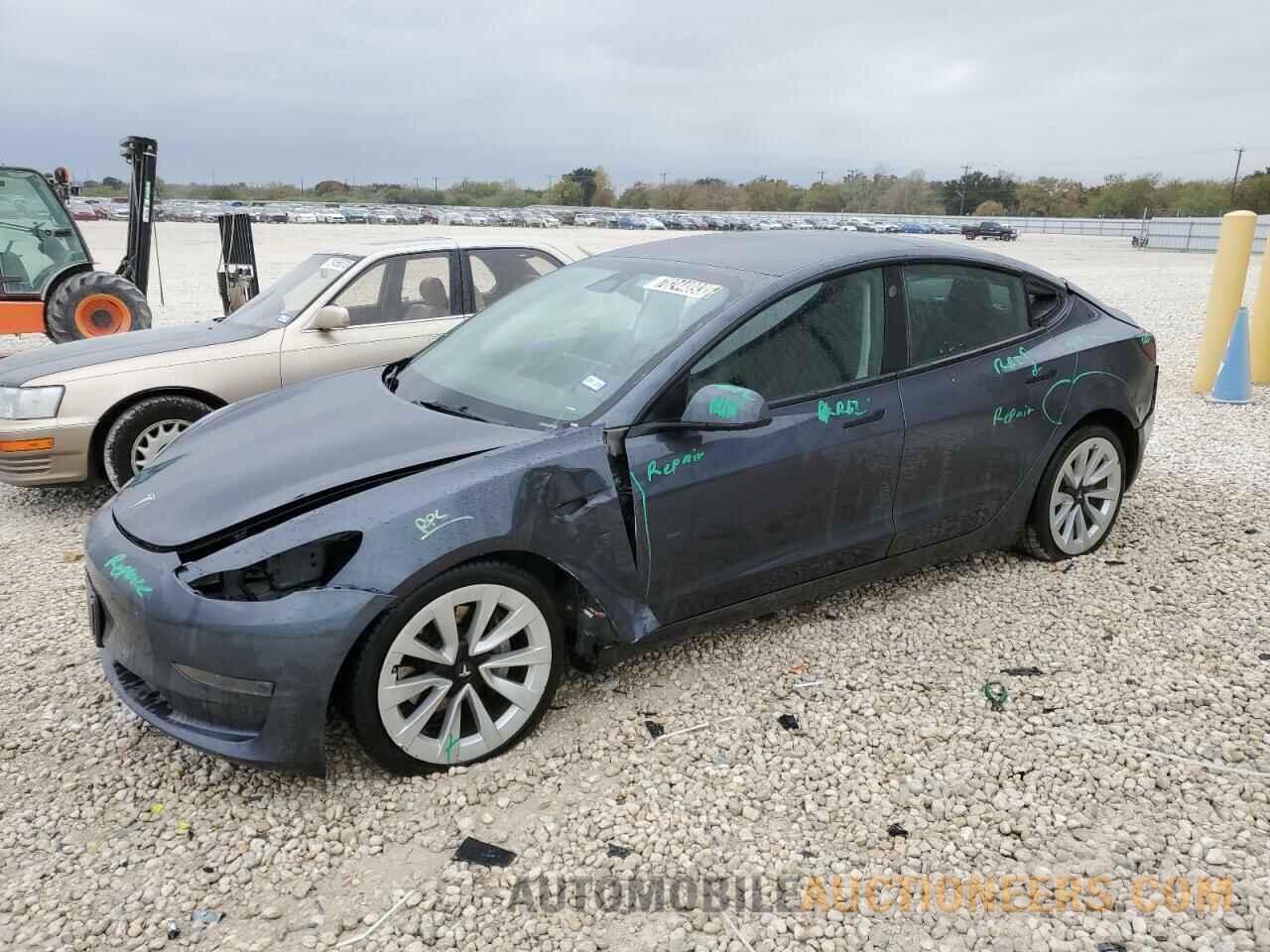 5YJ3E1EA4NF285946 TESLA MODEL 3 2022