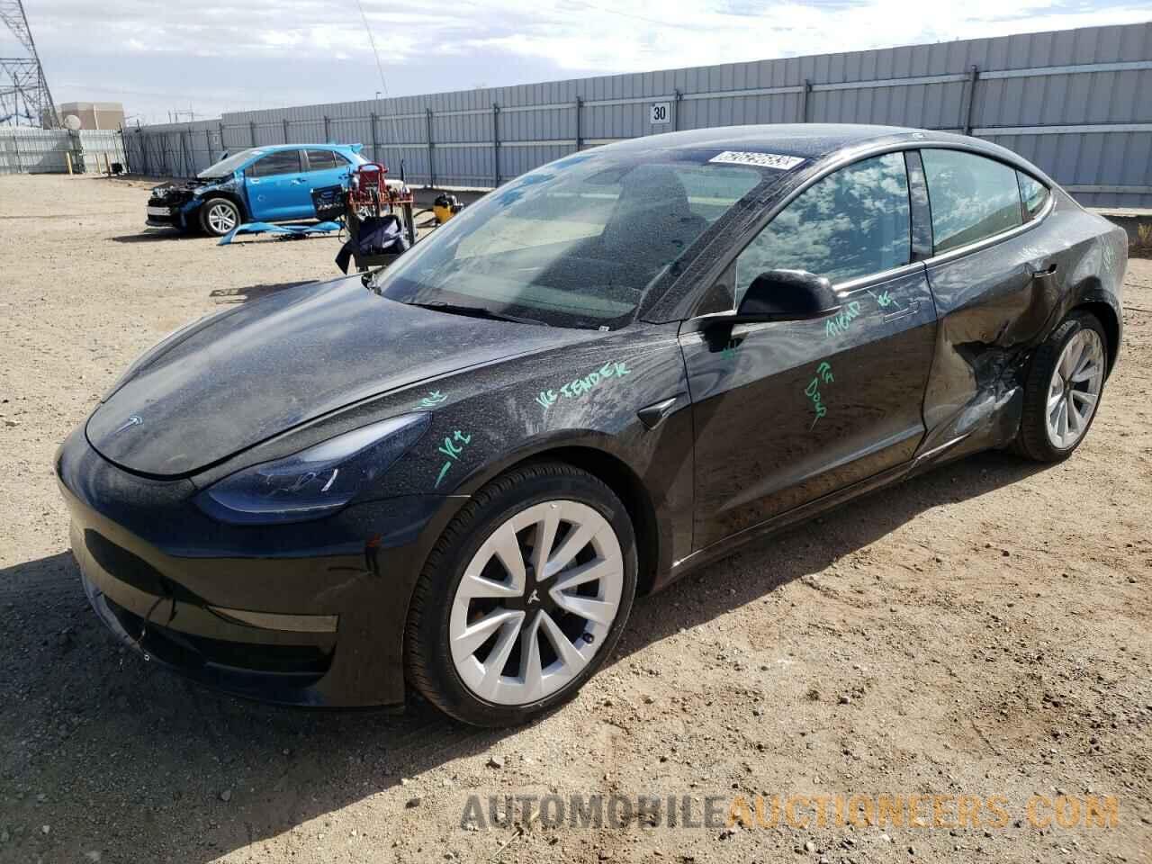 5YJ3E1EA4NF286577 TESLA MODEL 3 2022