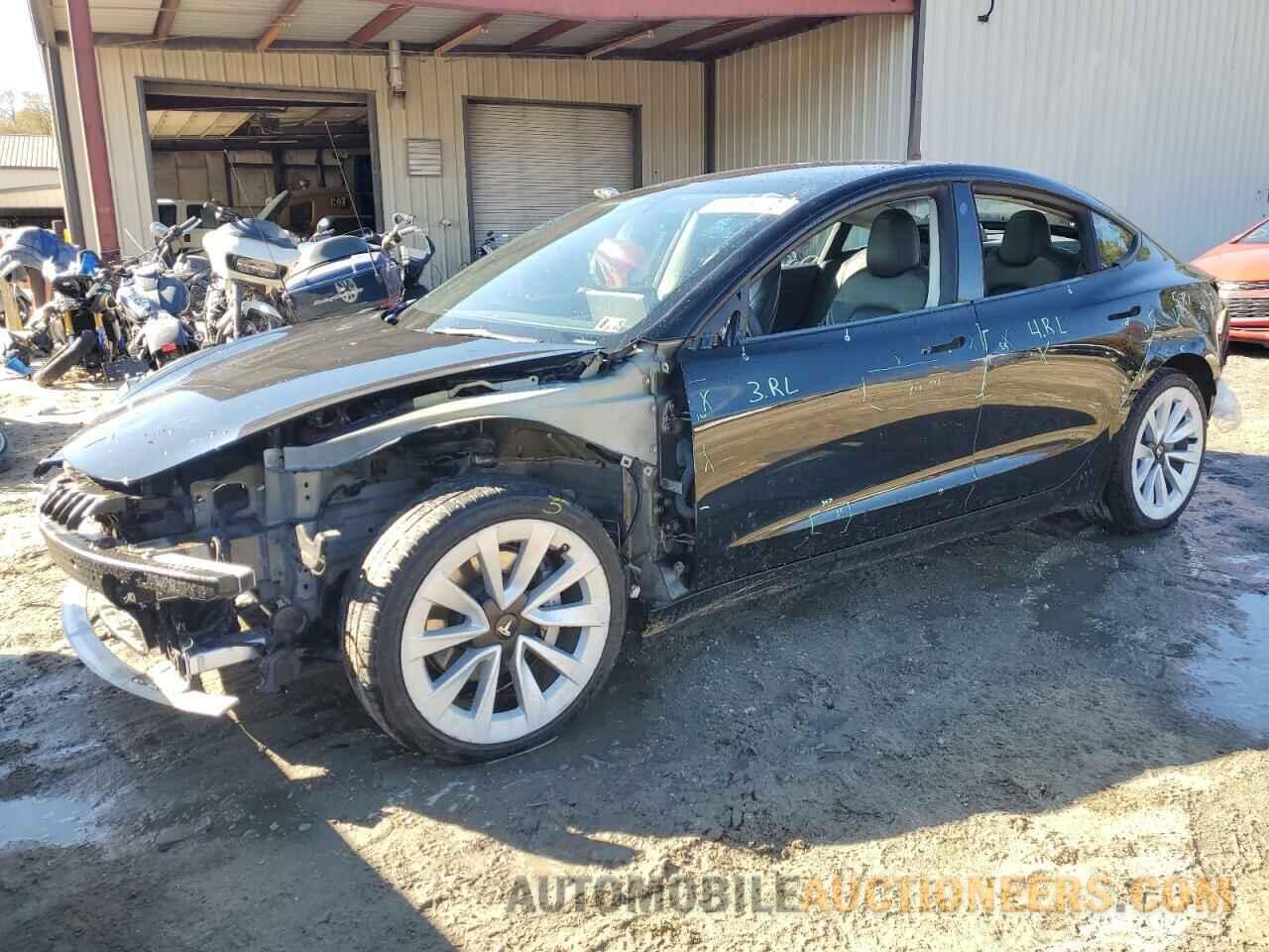 5YJ3E1EA4NF287017 TESLA MODEL 3 2022