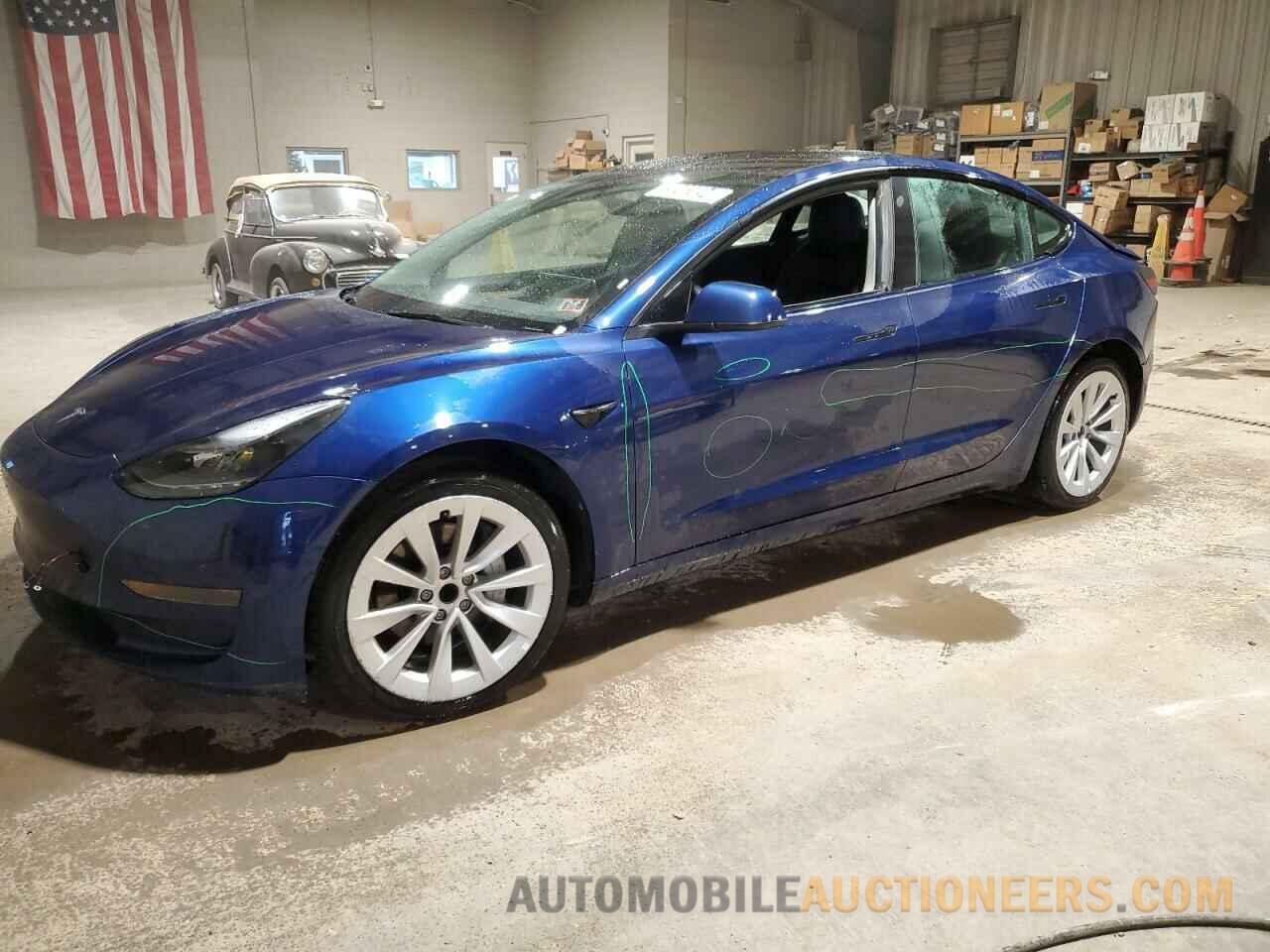 5YJ3E1EA4NF289124 TESLA MODEL 3 2022