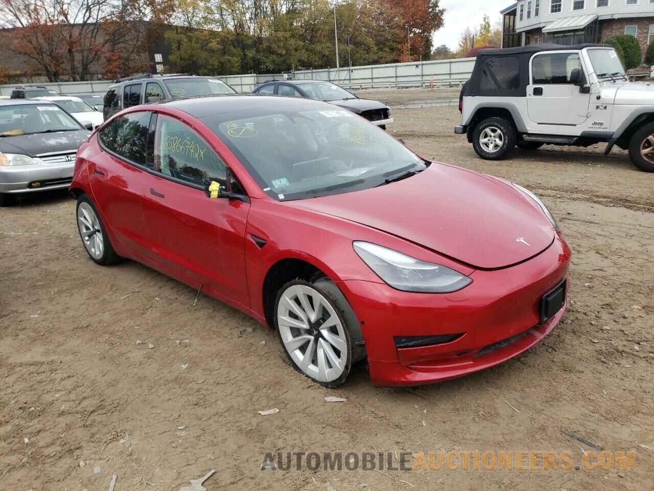 5YJ3E1EA4NF290354 TESLA MODEL 3 2022